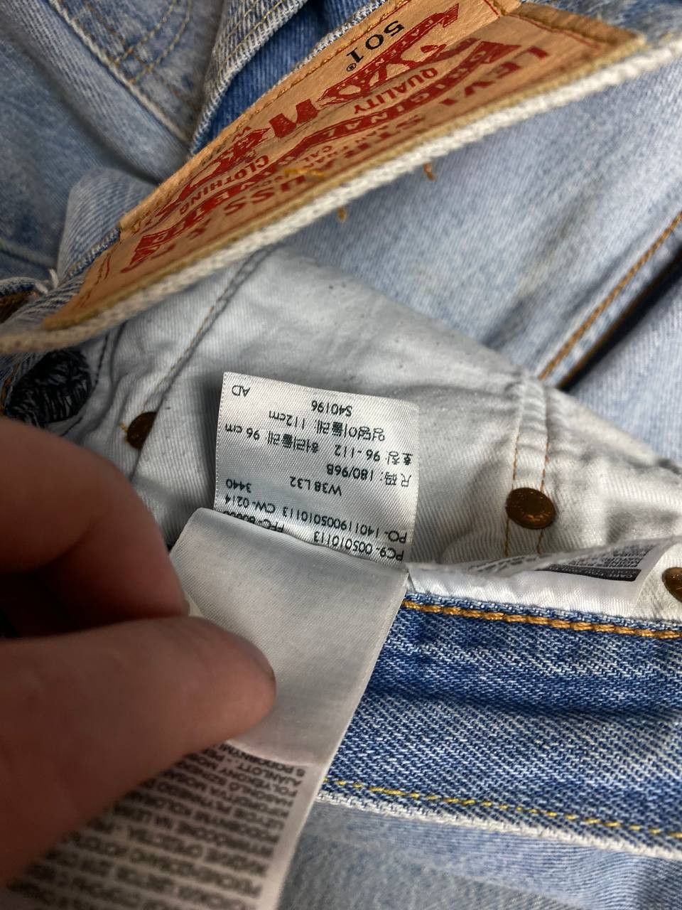 Levi's Distressed Jeans Levi's 501 vintage Y2K w38 streetwear Size US 38 / EU 54 - 2 Thumbnail