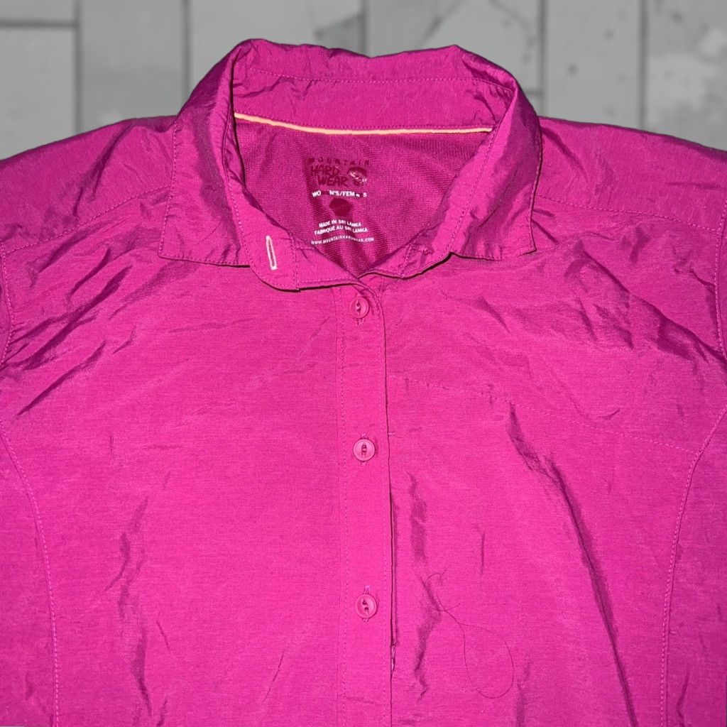 Mountain Hardwear VINTAGE Mountain Hard Gear Pink Button Up Shirt Womens Size M Size M / US 6-8 / IT 42-44 - 1 Thumbnail