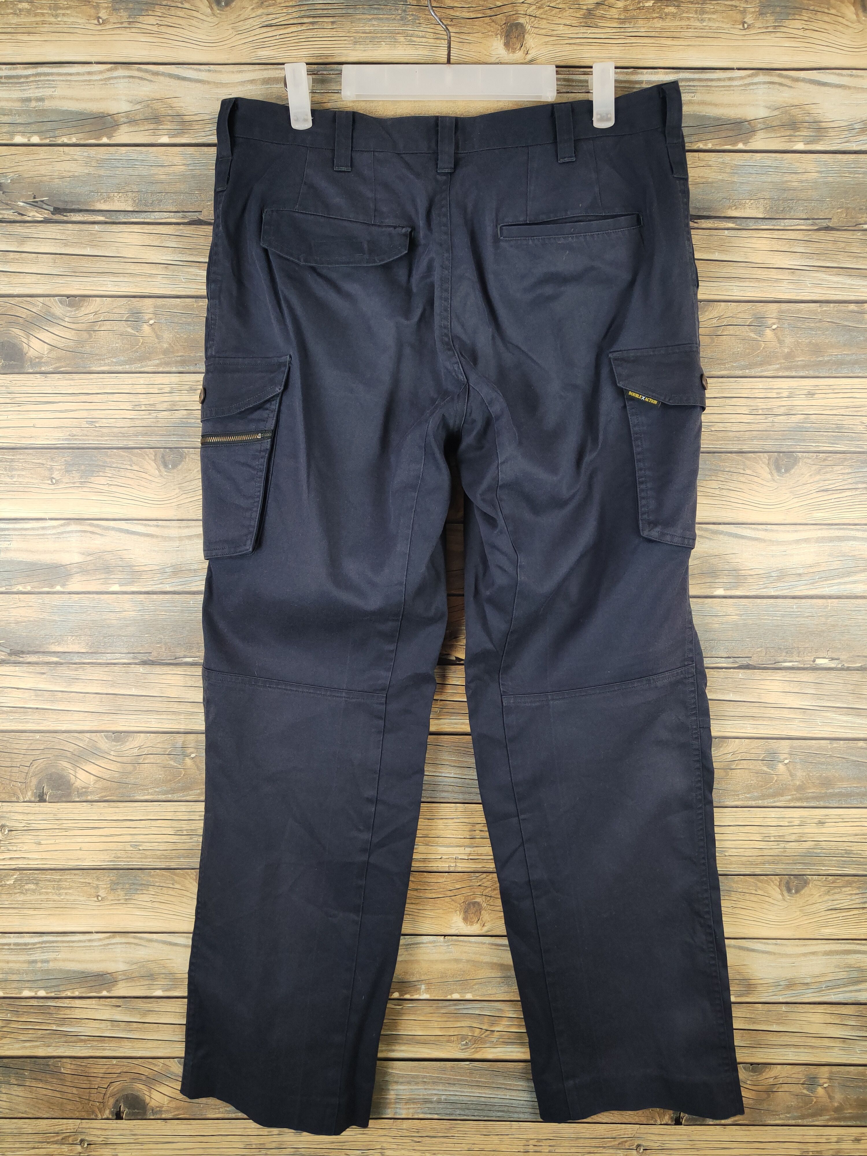 Japanese Brand DL Double X Action Navy Multipocket Cargo Pants #2369 Size US 34 / EU 50 - 7 Thumbnail