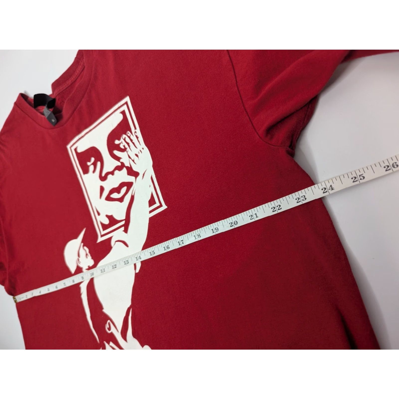 Obey VINTAGE OBEY Shirt XL Red Propaganda Y2K Graphic Short Sleeve Streetwear Size US XL / EU 56 / 4 - 5 Thumbnail