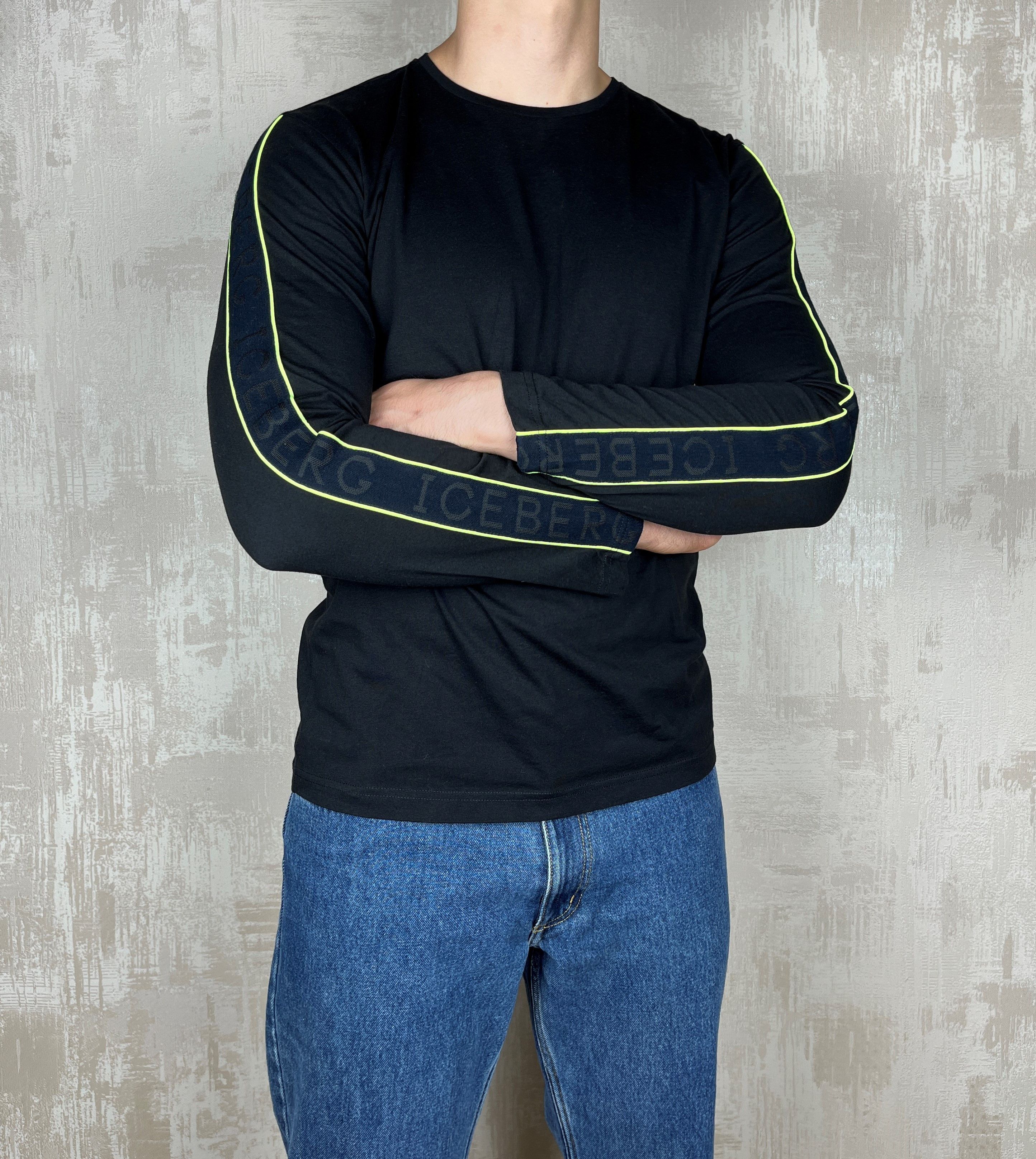 Iceberg Iceberg Logo Sleeves Long Sleeve T-Shirt Size US XL / EU 56 / 4 - 2 Thumbnail