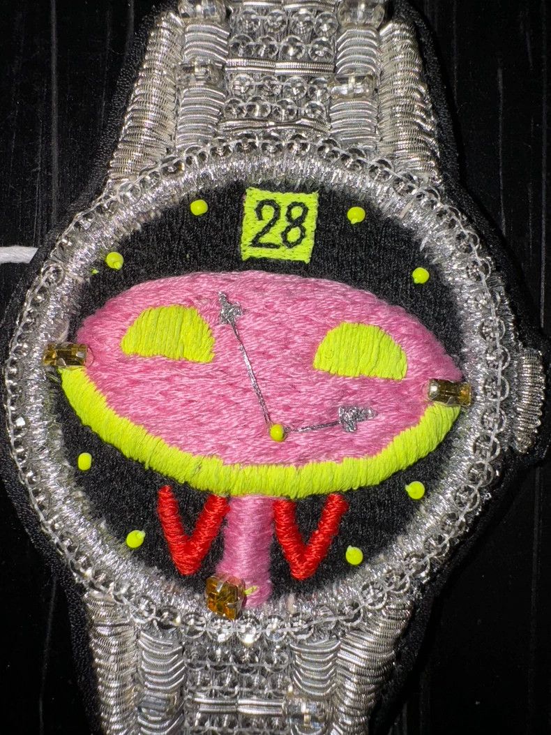 Walter Van Beirendonck walter van beirendonck SS24 Indian handmade beaded watch Size ONE SIZE - 6 Thumbnail
