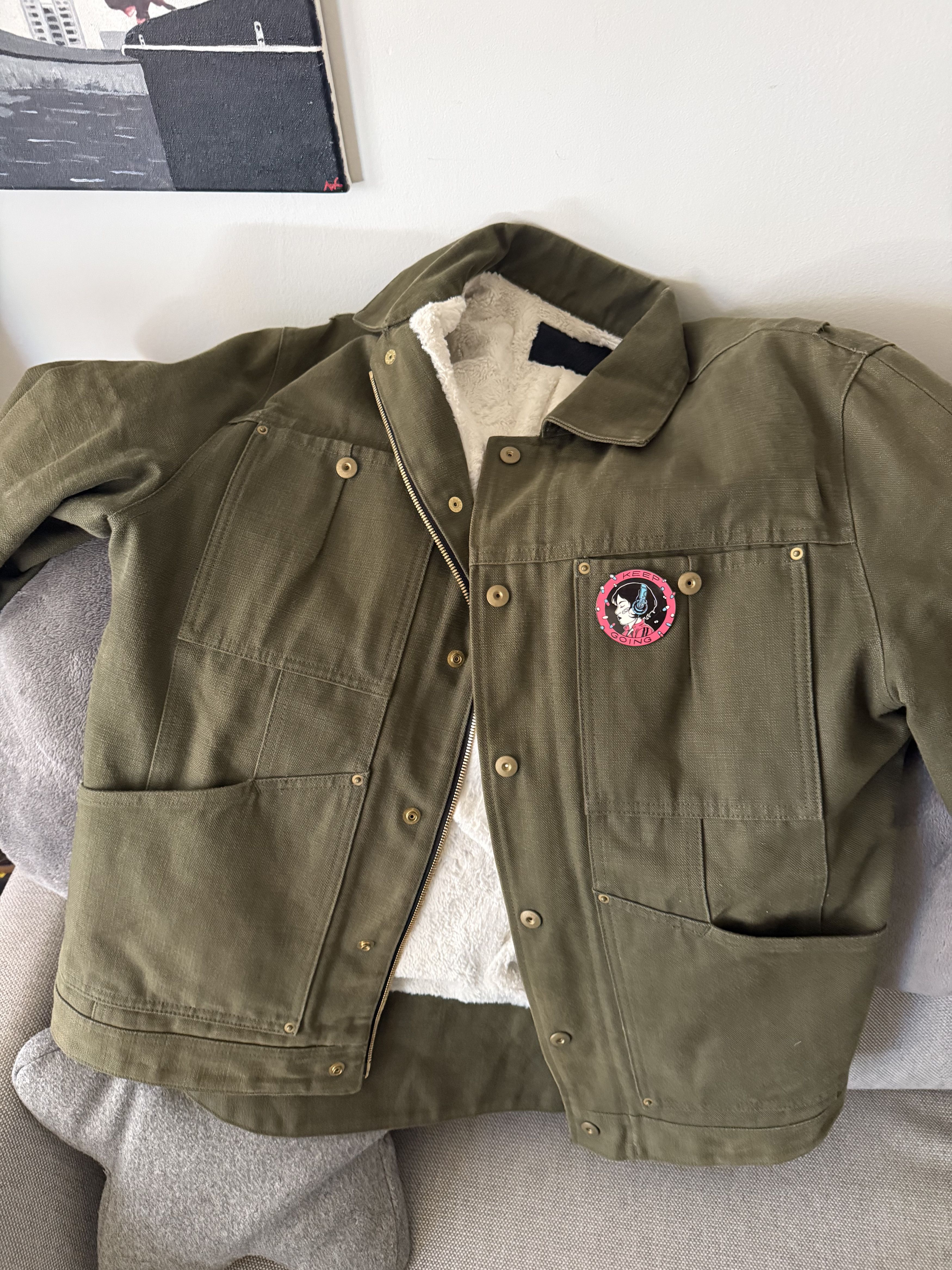 Nine Lives Nine Lives Sky Valley Jacket Khaki Size US XL / EU 56 / 4 - 4 Thumbnail