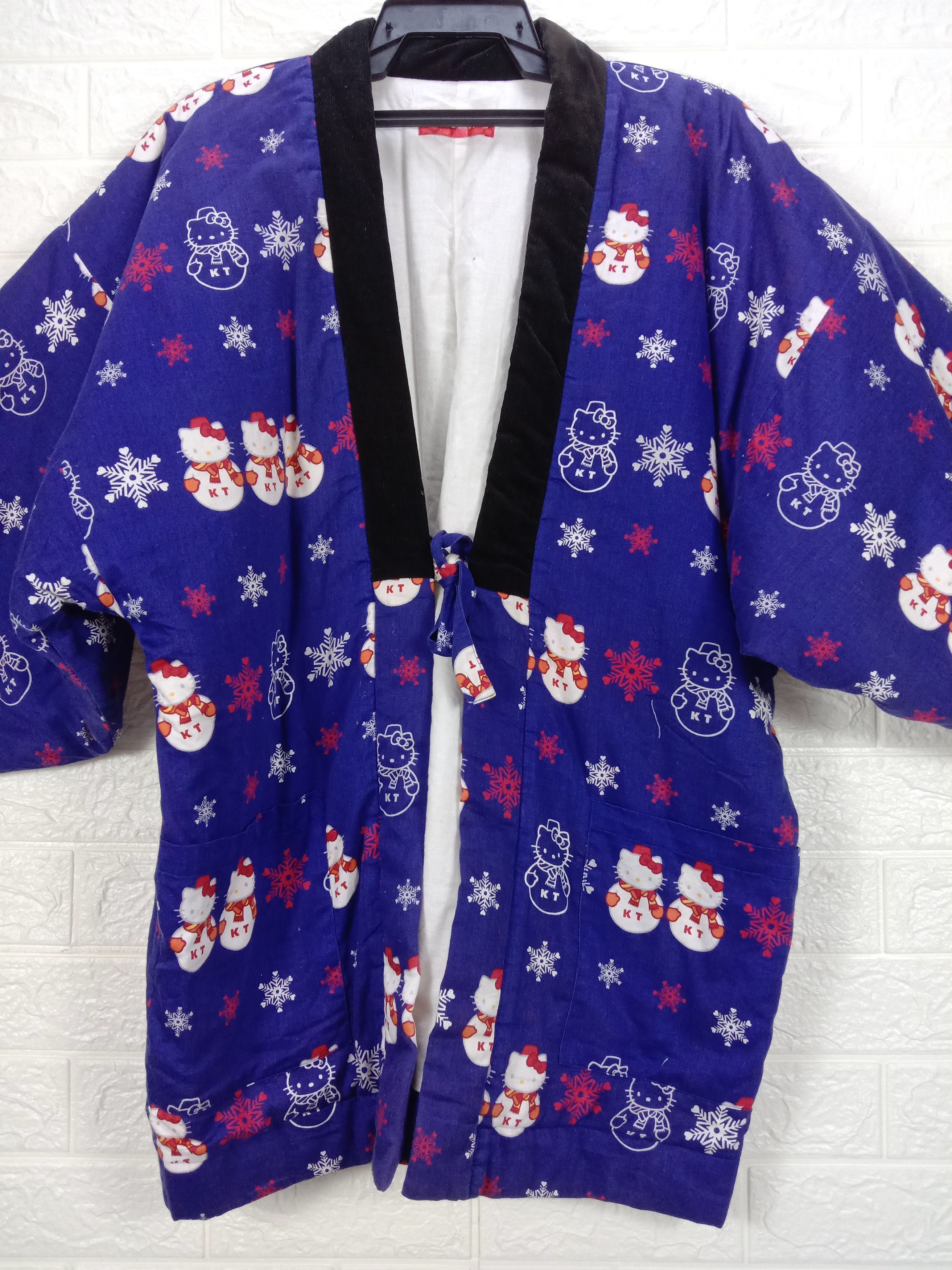 Japanese Brand Vintage Hello Kitty Fullprint Japanese Traditional Kimono Size US L / EU 52-54 / 3 - 2 Thumbnail