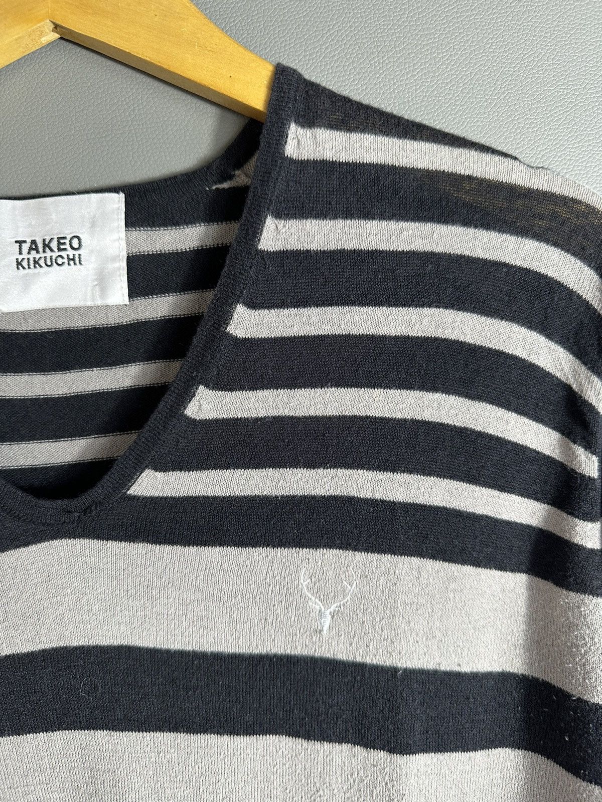 Hysteric Glamour JAPANESE TAKEO KIKUCHI STRIPED KURT COBAIN GRUNGE STYLE Size US S / EU 44-46 / 1 - 8 Thumbnail