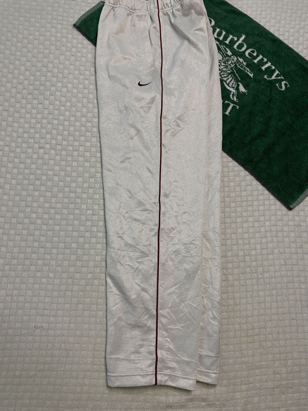 NOCTA × Nike 💥 VINTAGE NIKE JAPAN 90S BAGGY WIDE SWOOSH TRACK PANTS Y2K Size US 36 / EU 52 - 2 Thumbnail