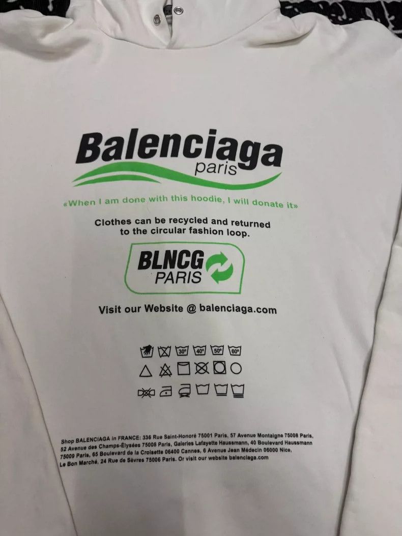 Balenciaga Balenciaga Environmental protection cola hoodie sweater Size US S / EU 44-46 / 1 - 5 Thumbnail
