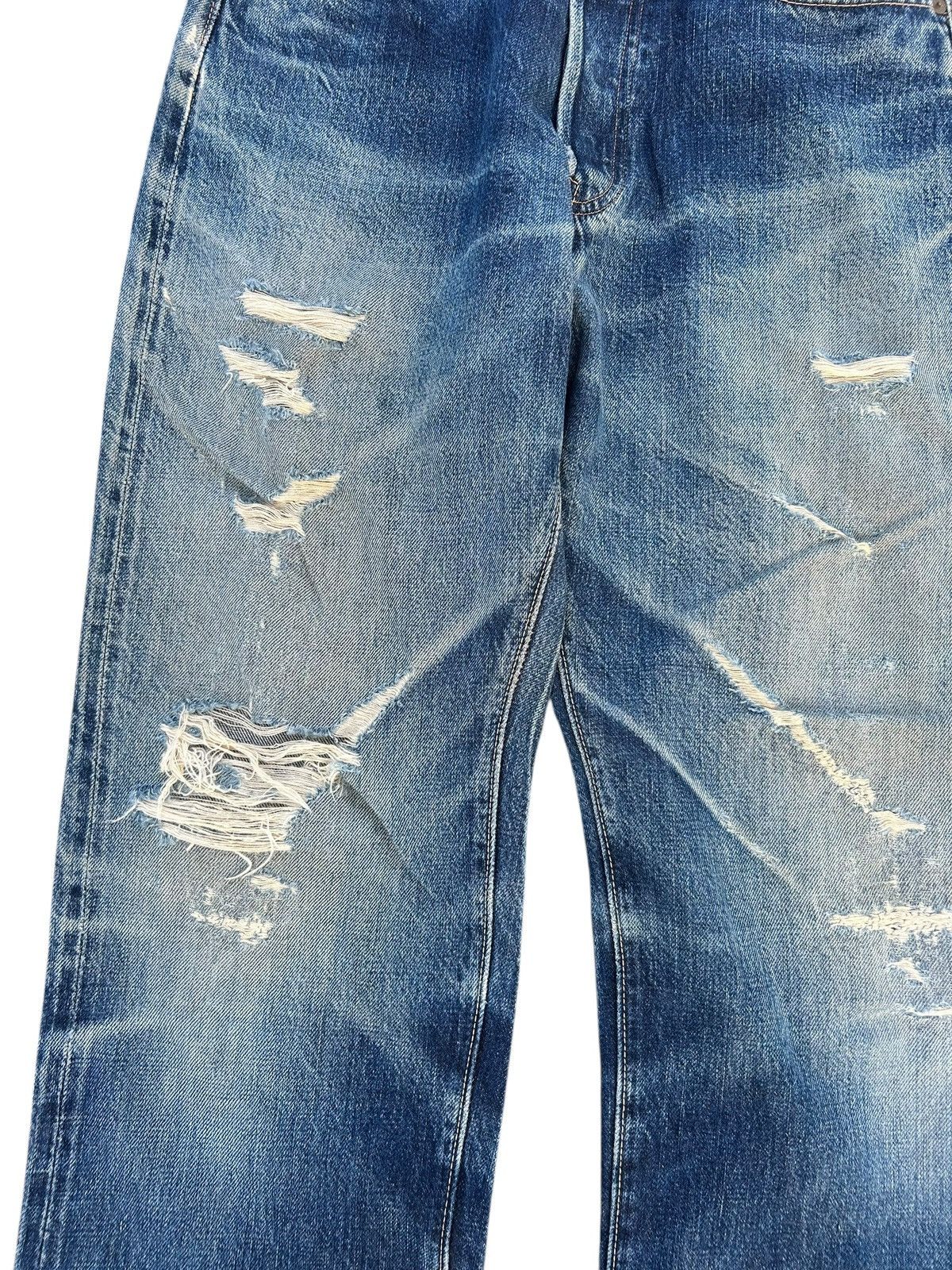 Full Count & Co. × Kapital × Vintage Vintage Full Count Selvedge Distressed Denim Jeans Size US 29 - 4 Thumbnail