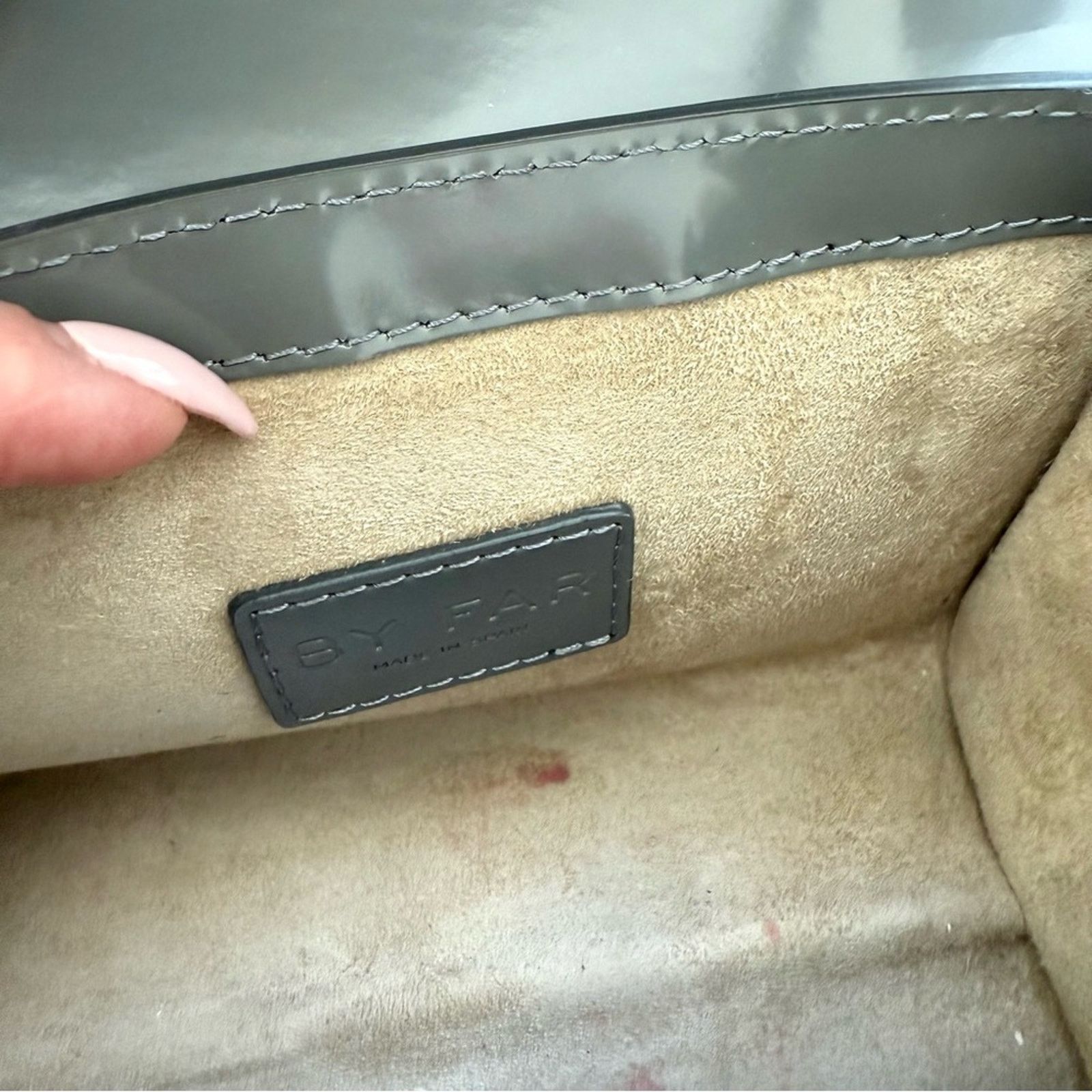 By Far By Far vegetarian leather grey top handle bag Retail 350$ Size ONE SIZE - 10 Thumbnail
