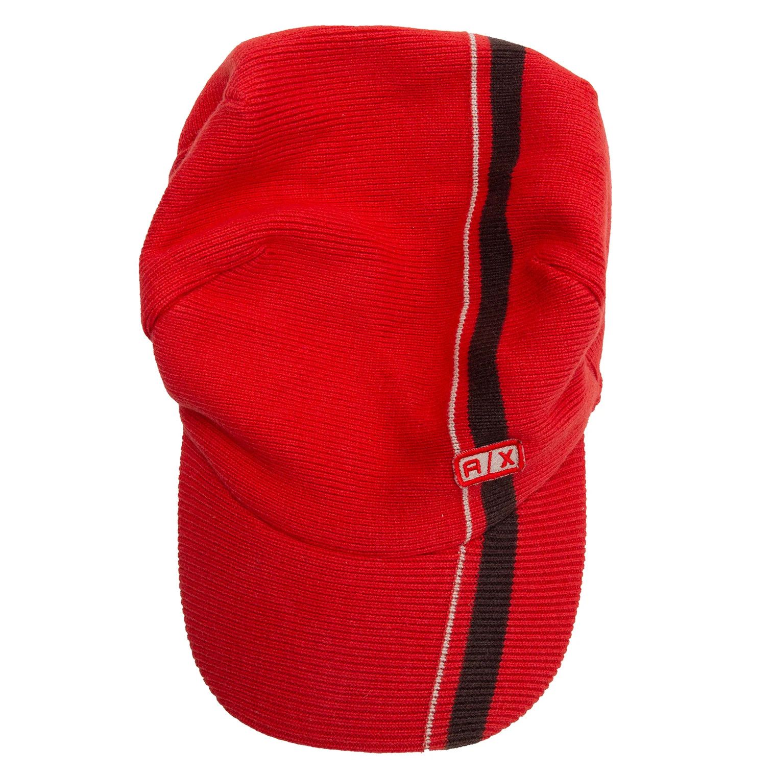 Armani Cashmere Blend Cotton Knit Cap in Red Brown Size ONE SIZE - 6 Thumbnail
