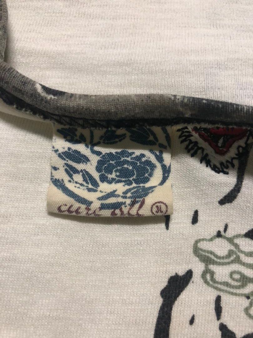 Japanese Brand Sukajan T-shirt Dragon Over Print Shirt Sleeve Tee Size US L / EU 52-54 / 3 - 19 Thumbnail