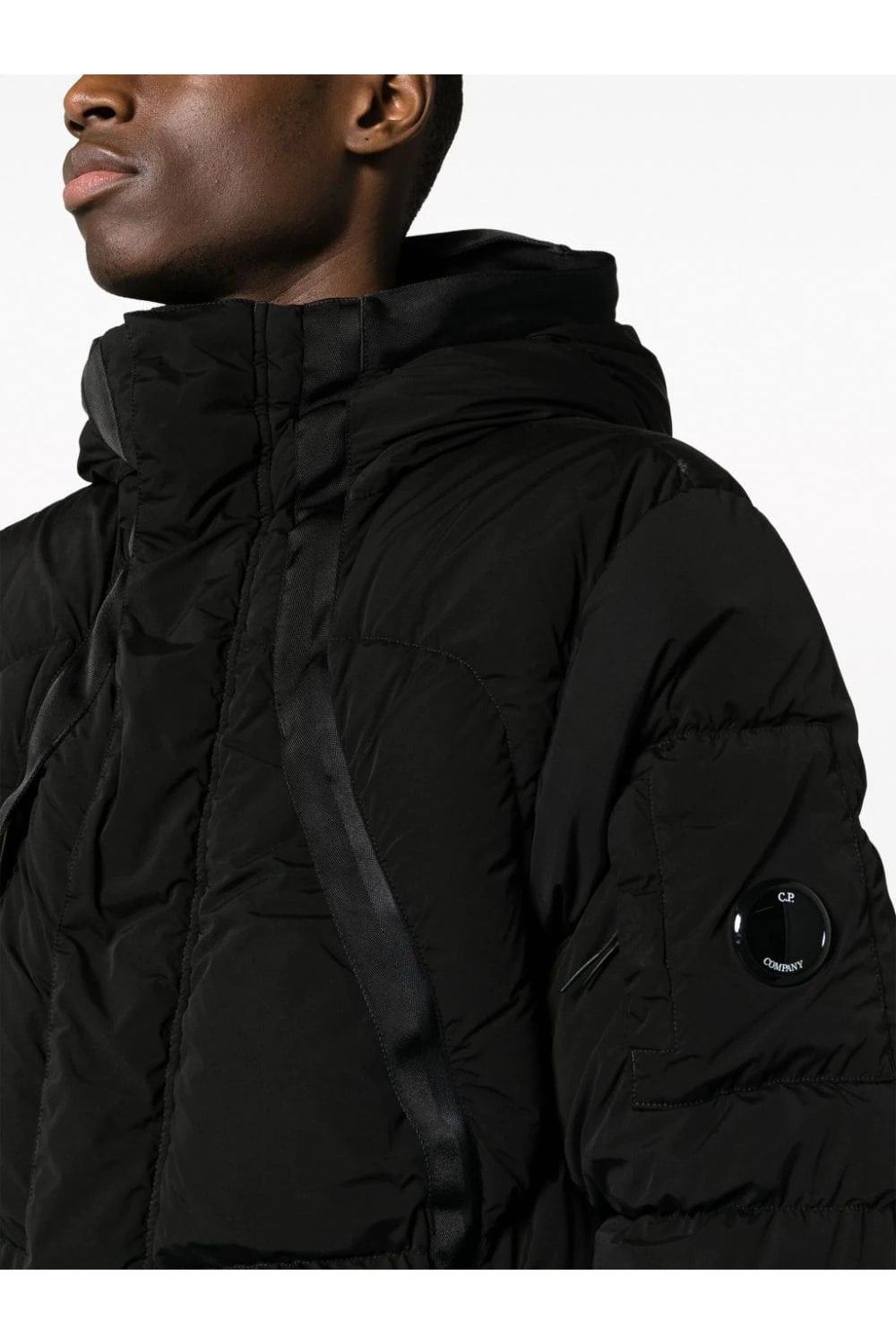 C.P. Company o1y1224 Hooded Coat in Black Size US M / EU 48-50 / 2 - 5 Thumbnail