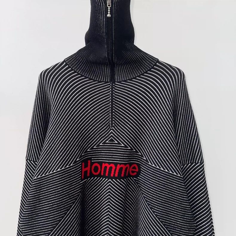 Balenciaga Balenciaga FW17 HOMME embroidered logo half-zip turtleneck Size US S / EU 44-46 / 1 - 4 Thumbnail