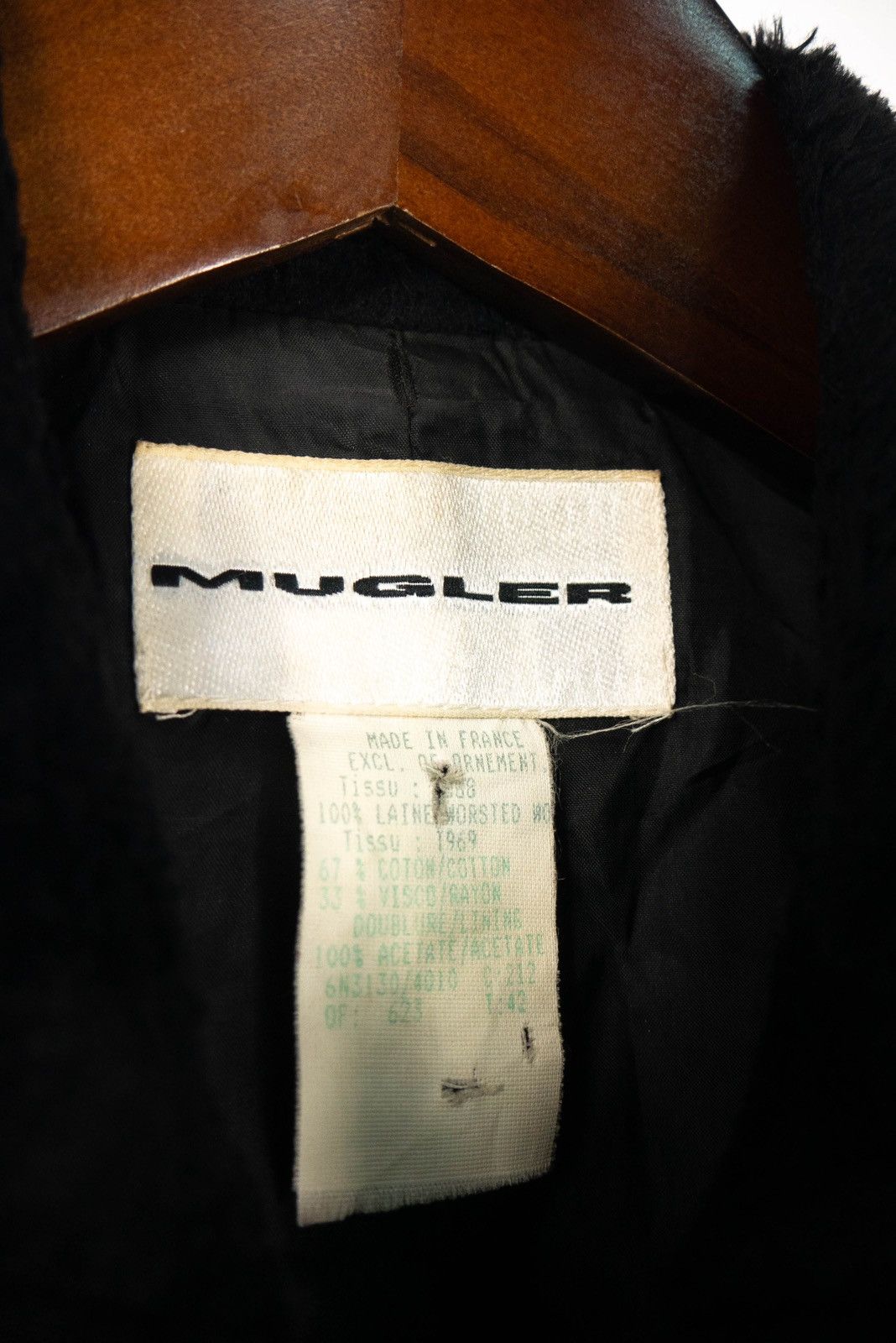 Mugler × Thierry Mugler Vintage Jacket tail-coat black Mugler Size S / US 4 / IT 40 - 5 Thumbnail