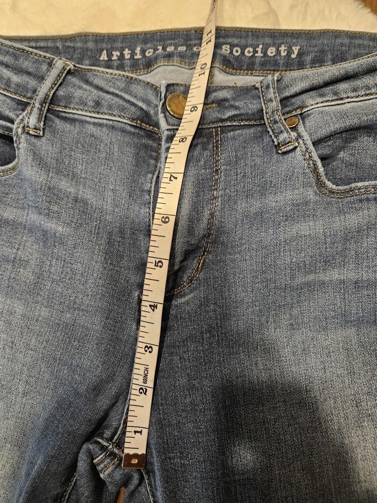 Designer Articles of Society Women's Skinny Jeans - Medium Wash Size 28" / US 6 / IT 42 - 5 Thumbnail