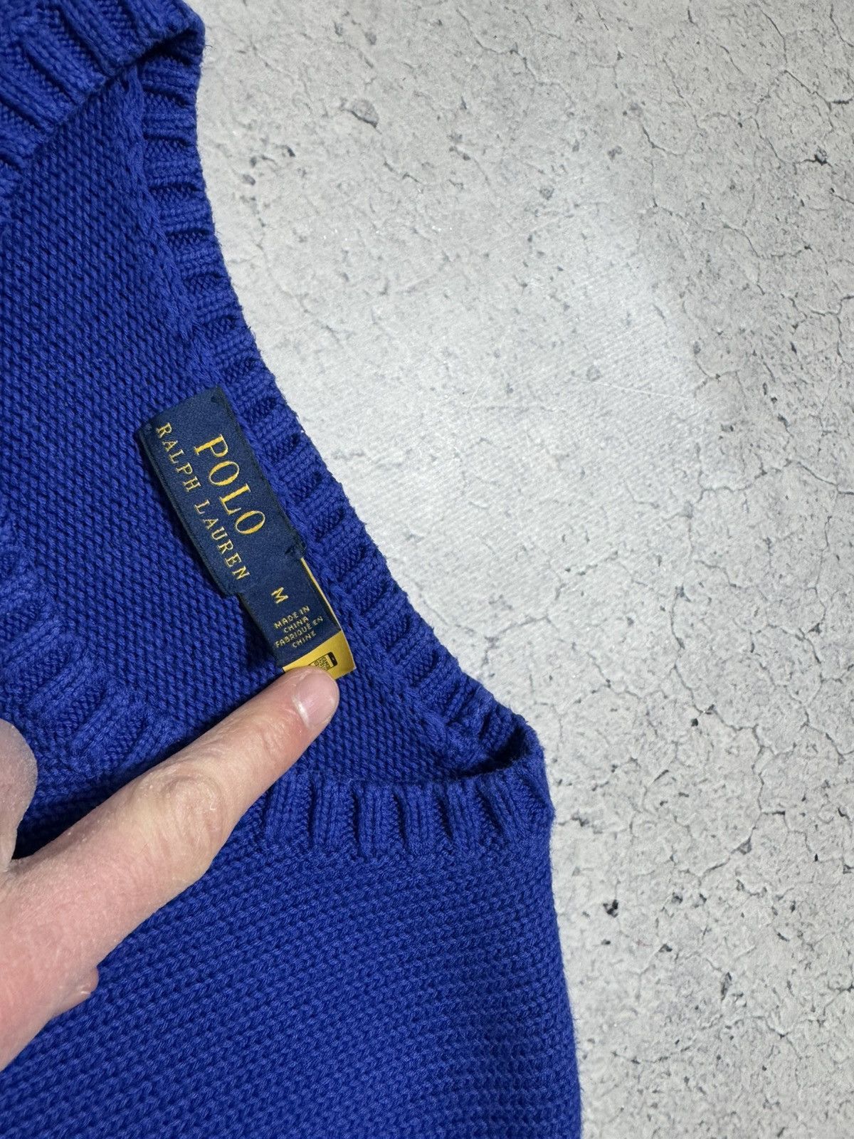 Polo Ralph Lauren Polo Ralph Lauren Knit Sweater Blue Vintage PRL Size US M / EU 48-50 / 2 - 5 Thumbnail