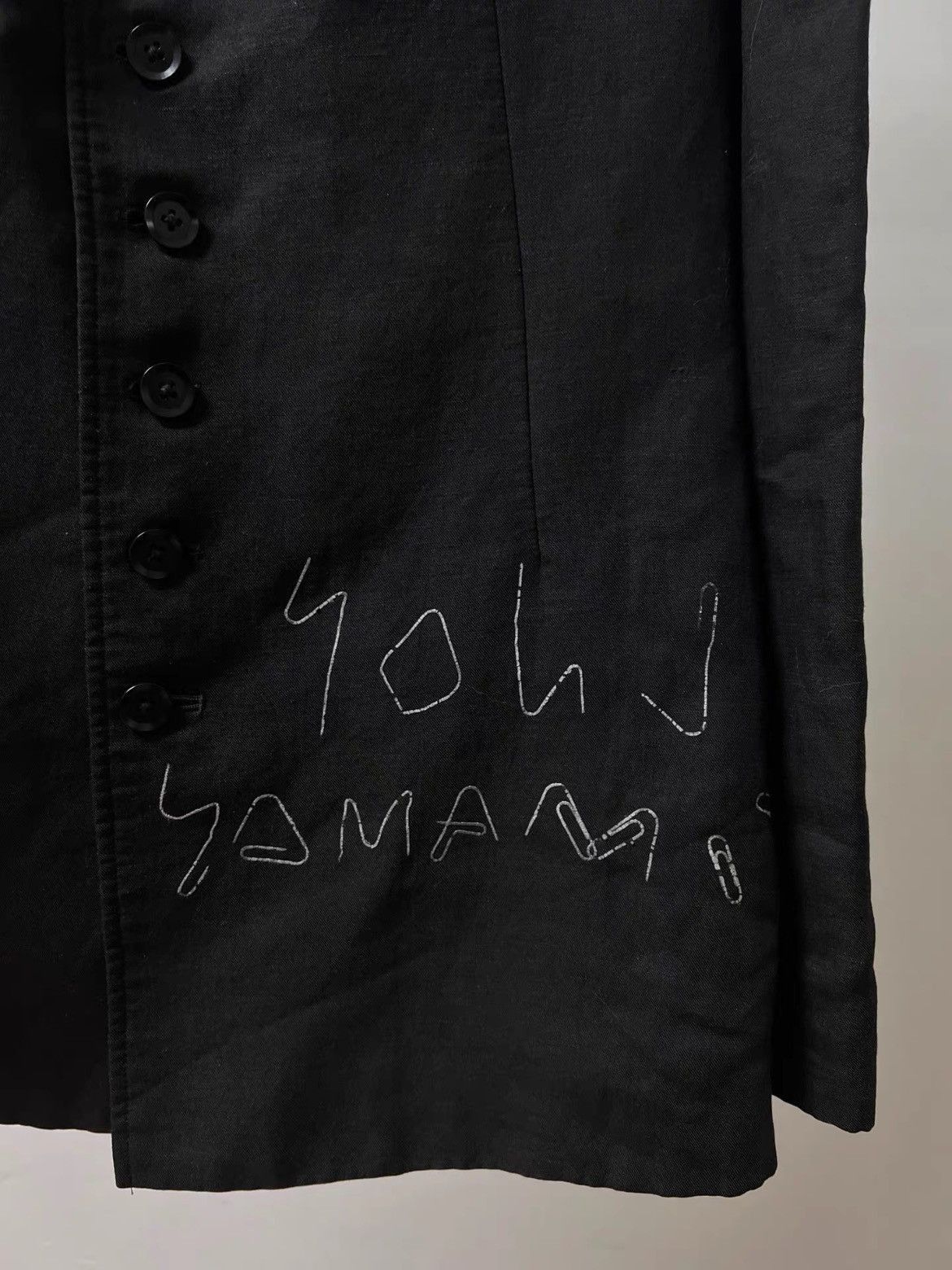 Yohji Yamamoto Yohji Yamamoto Sz 3 Yohji Yamamoto 15SS Hand Writing Jacke Size US L / EU 52-54 / 3 - 7 Thumbnail