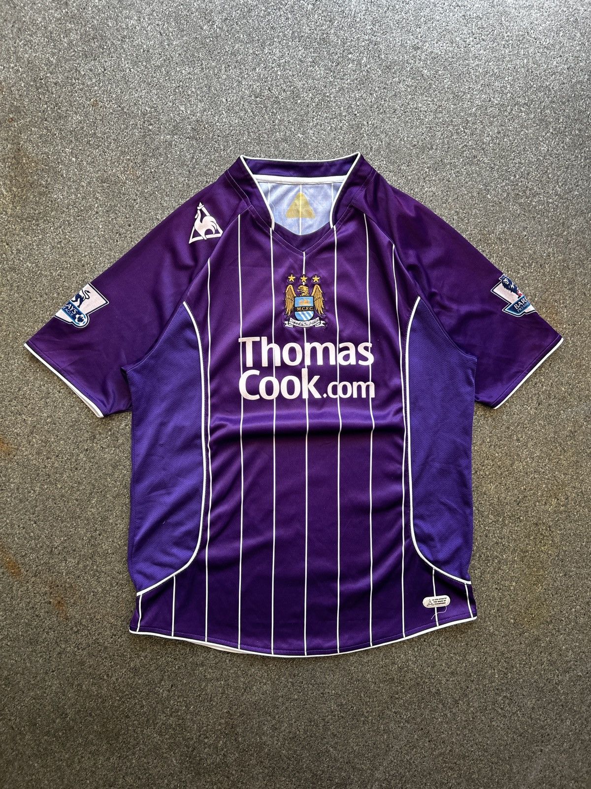 Vintage Manchester City 2007 Le Coq Sportif Jersey