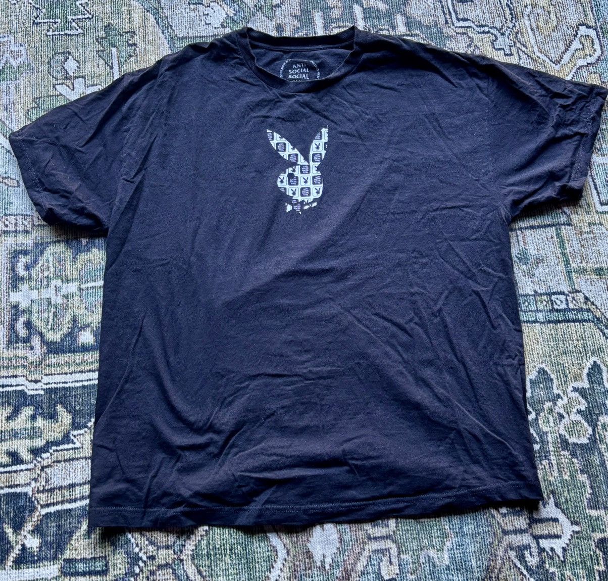 Anti Social Social Club Anti Social Social Club x Playboy Tee Size US XXL / EU 58 / 5 - 1 Thumbnail