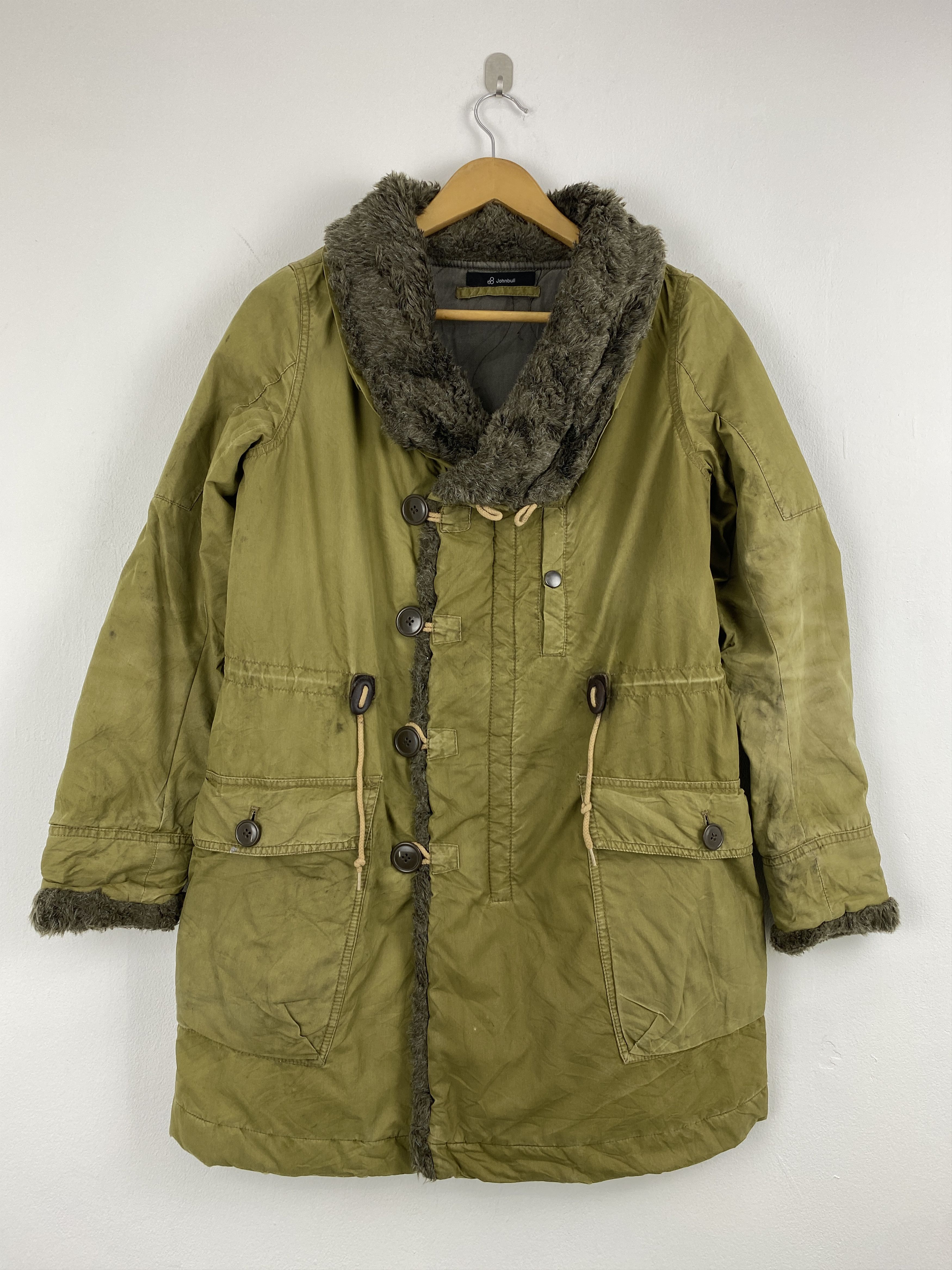 Johnbull Vintage John Bull Heavy Jacket Fur Lining J2010 Size US M / EU 48-50 / 2 - 1 Thumbnail