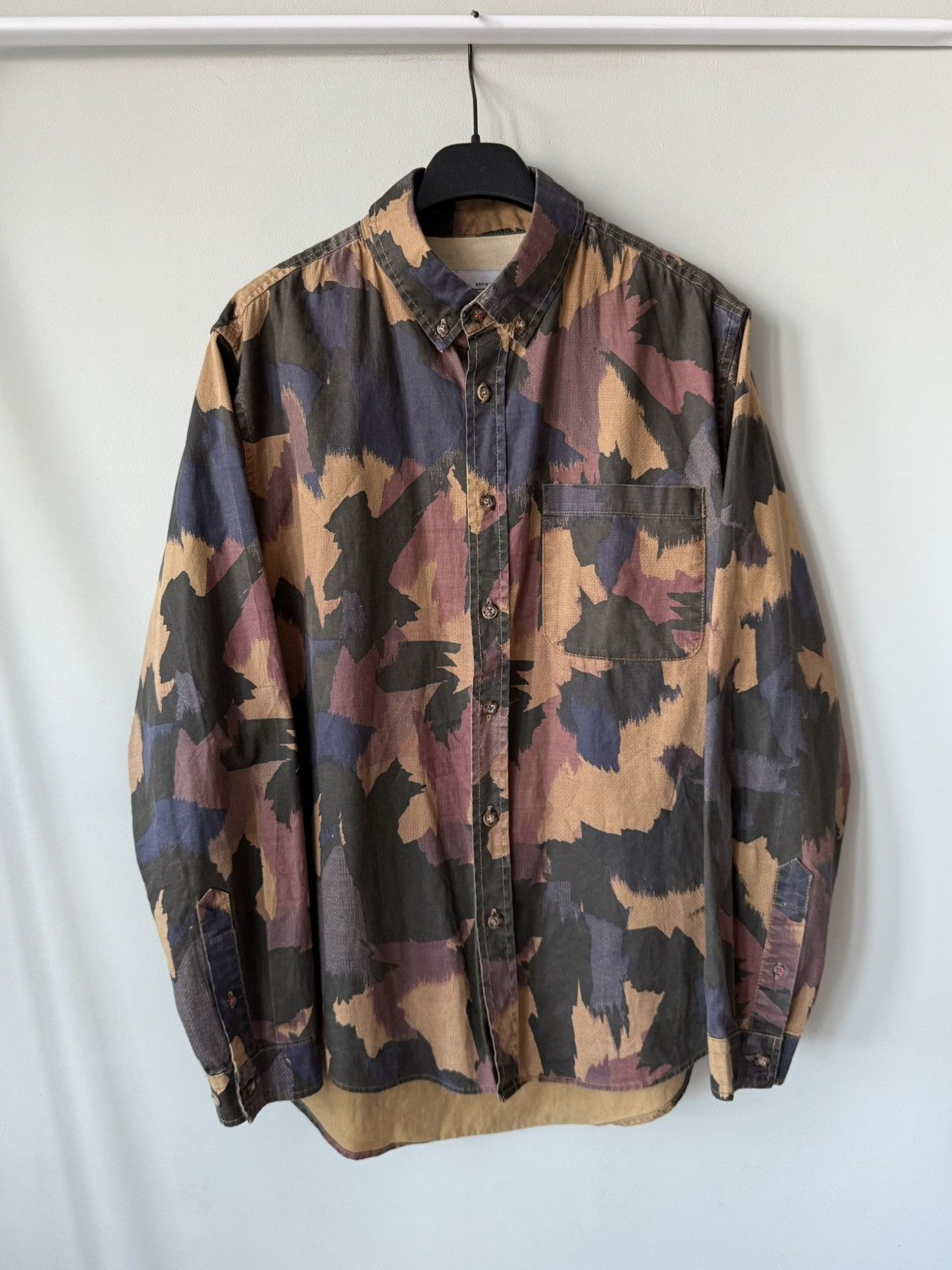Japanese Brand Son of wild vintage camo ls shirt Size US L / EU 52-54 / 3 - 1 Thumbnail