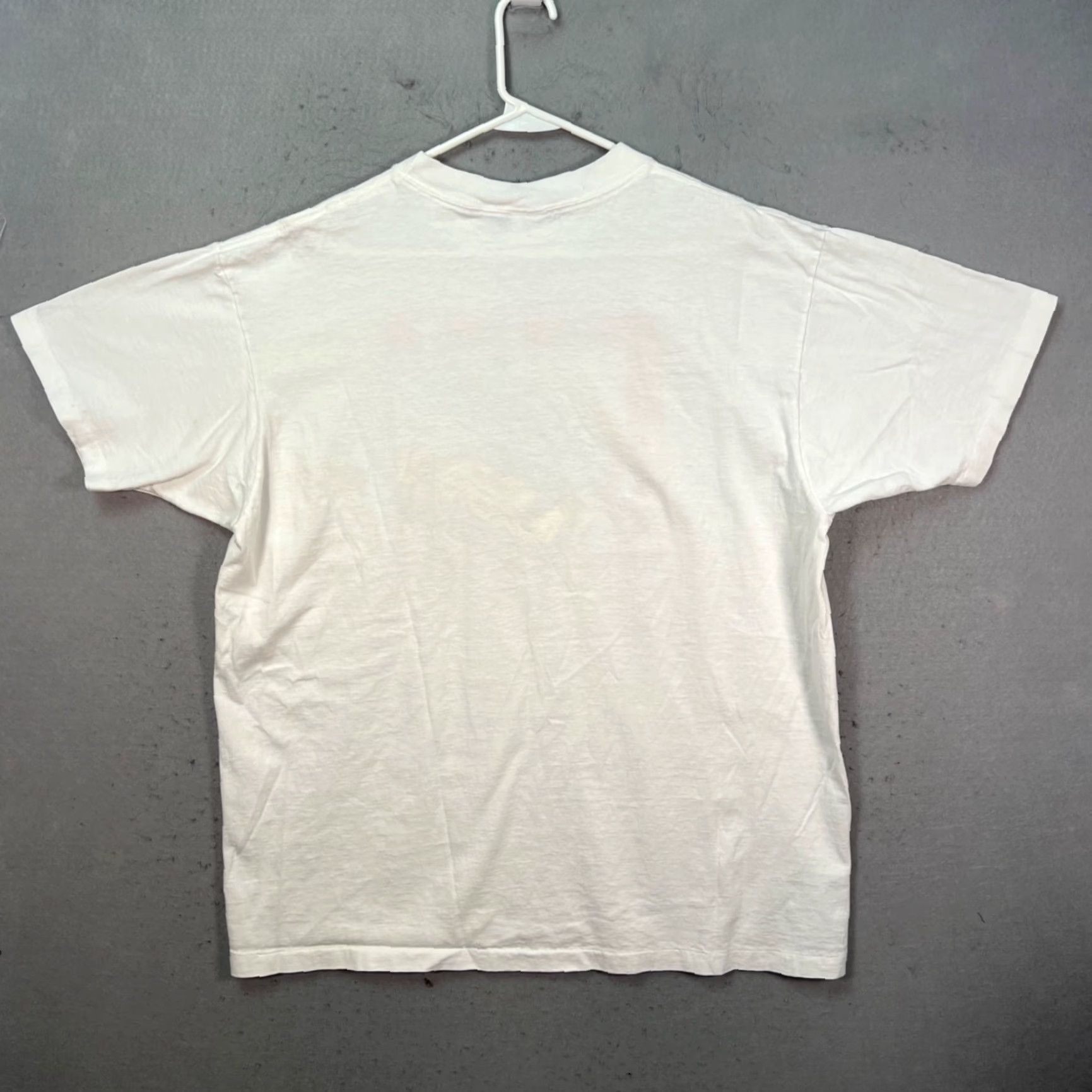 Anvil VINTAGE Grand Prix IMSA GTE Oldsmobile Racing White T-Shirt XXL Men’s Cotton Crew Neck Short Sleeve Anvil 2XL Shirt White 1989 Size US XXL / EU 58 / 5 - 2 Thumbnail