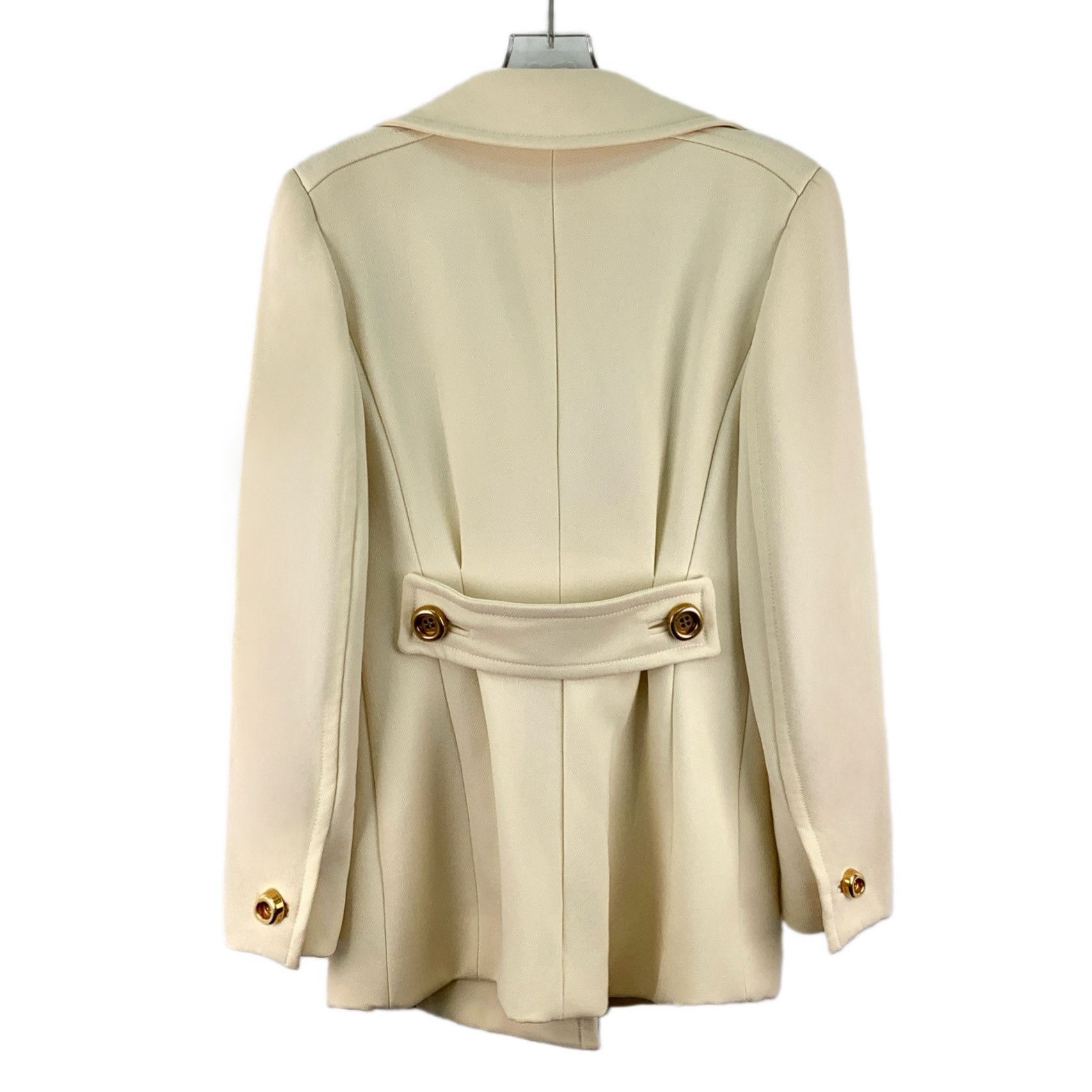 Prada Prada Wool Double-Breasted Coat (40) Size US XXS / EU 40 - 2 Thumbnail