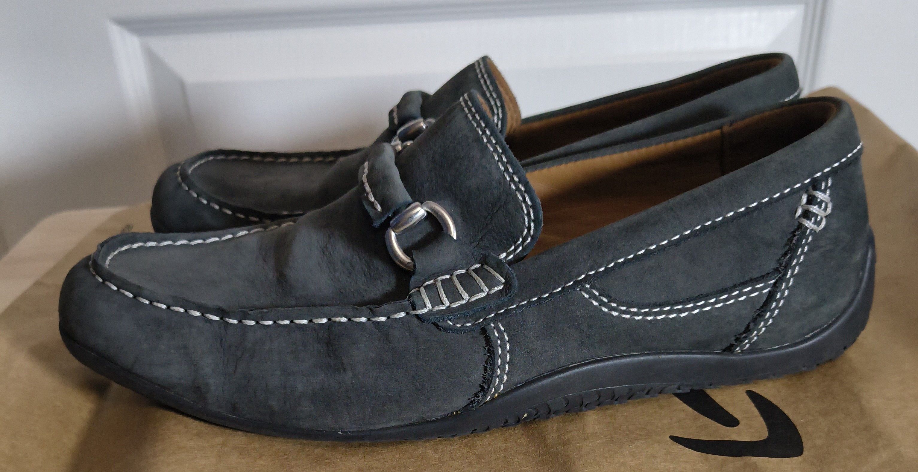 Clarks CLARKS RANGO ROLL Horsebit Loafer 63737 Gray Suede Men 7.5 Size US 7.5 / EU 40-41 - 4 Thumbnail