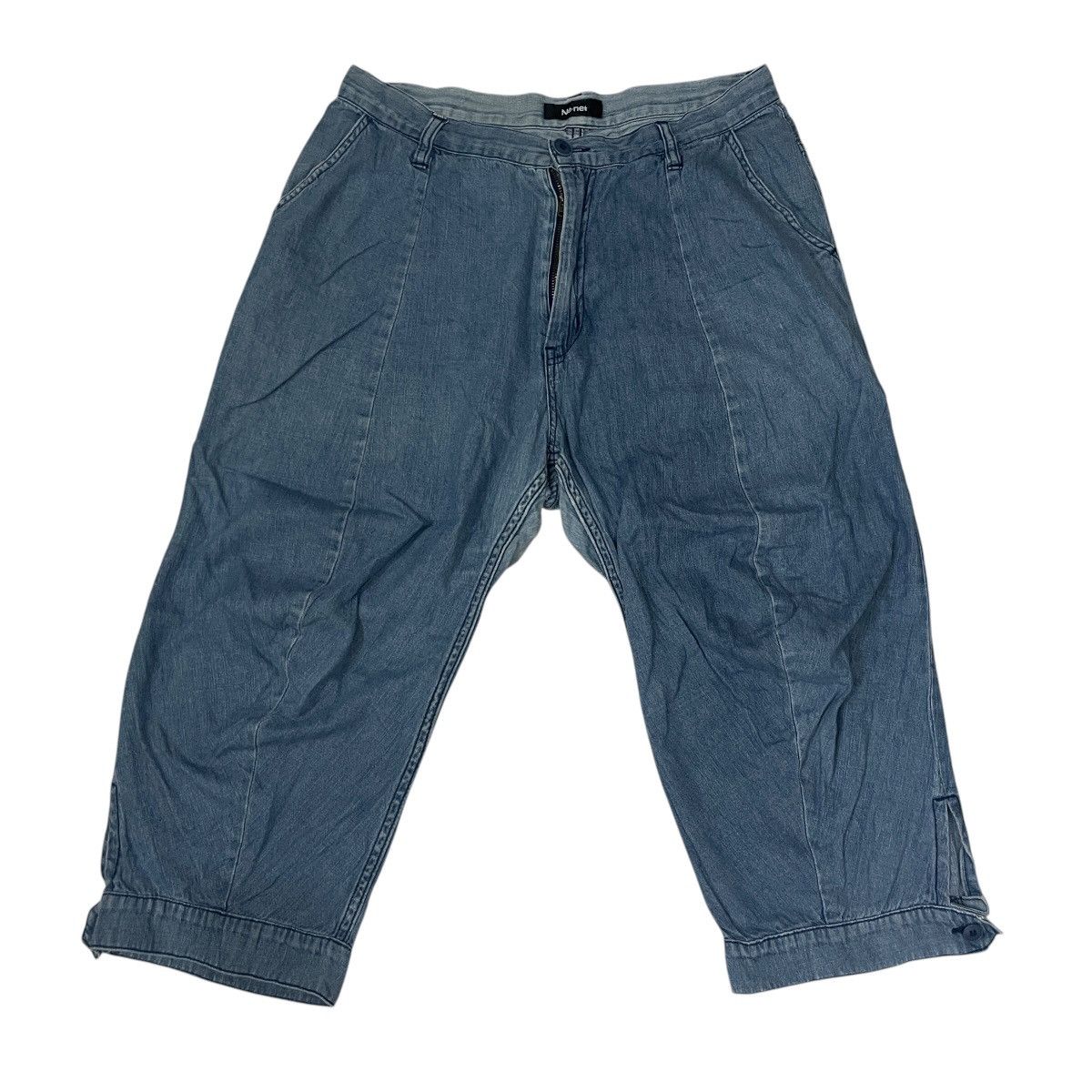 Issey Miyake Vintage Ne-net By Issey Miyake Short Denim Size US 31 - 1 Thumbnail