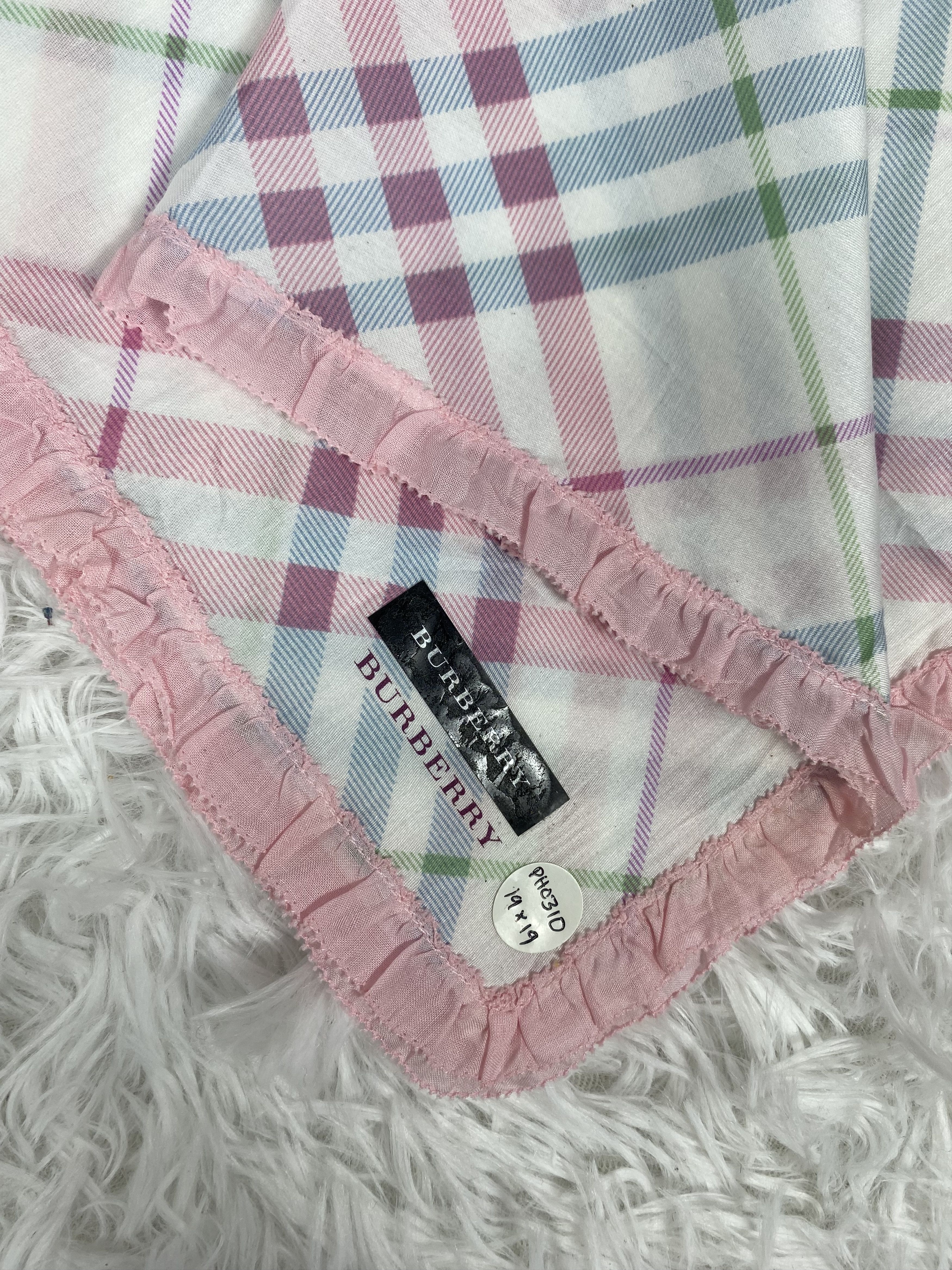 Burberry × Vintage Vintage Burberry Handkerchief Neckerchief PH0310 Size ONE SIZE - 2 Thumbnail