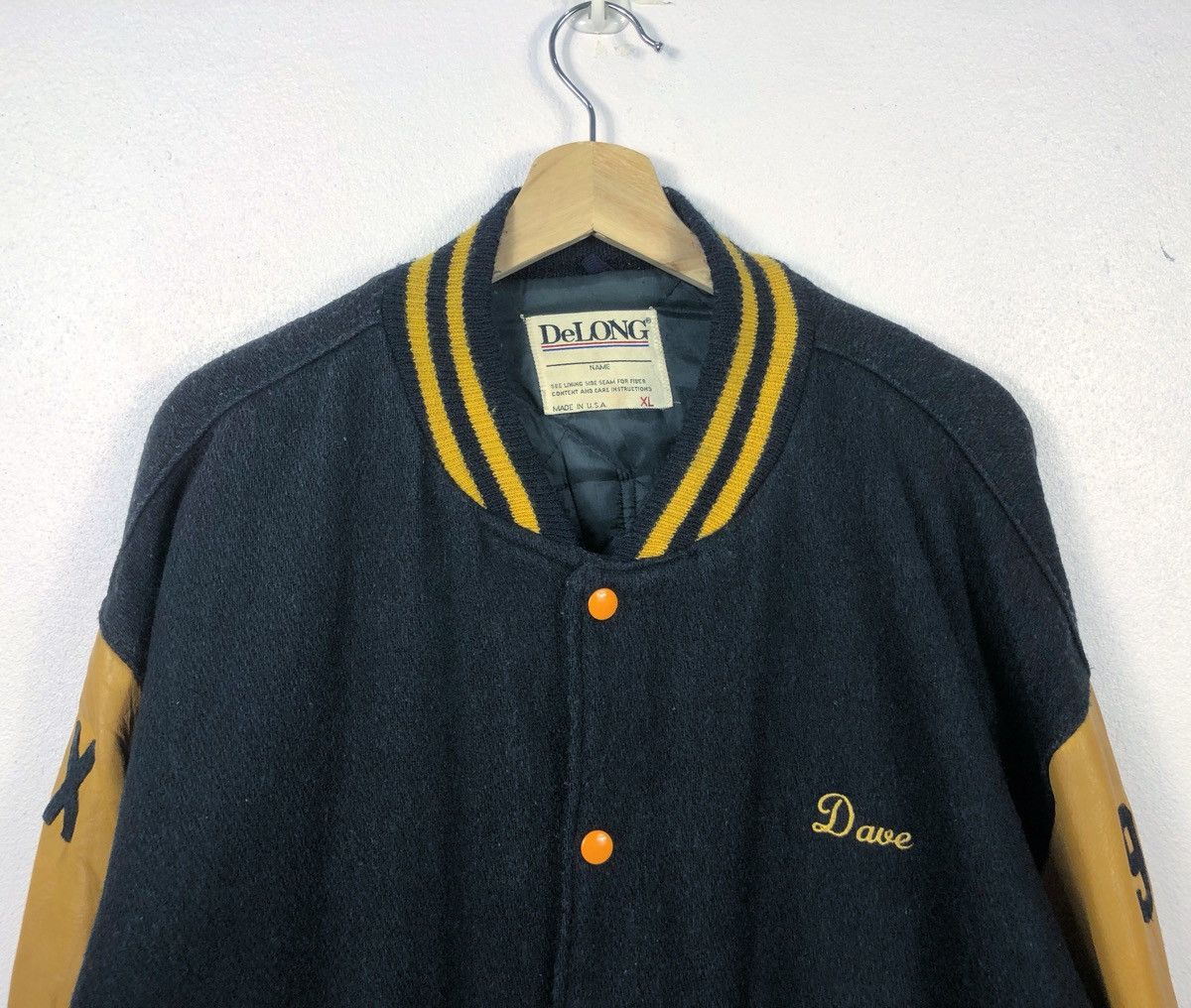 Delong Vintage Delong West Milford Marching Band Varsity Jacket Size US XL / EU 56 / 4 - 4 Thumbnail