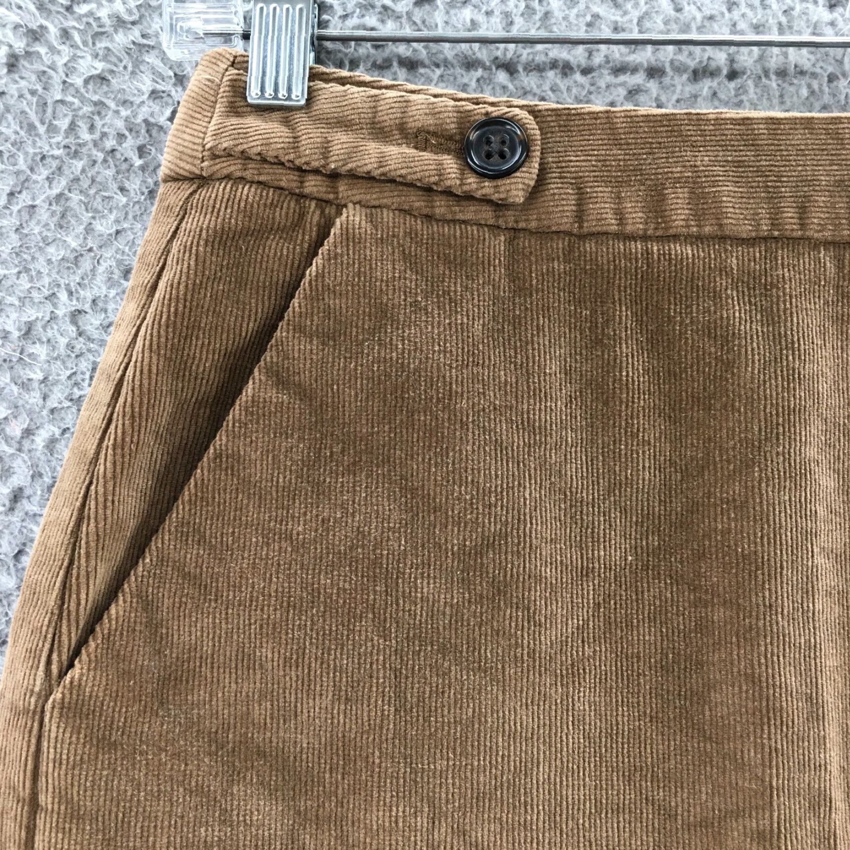 Banana Republic Banana Republic A-Line Corduroy Skirt Womens 00 Brown Flat Front Pocket Casual Size 24" / US 00 / IT 34 - 3 Thumbnail