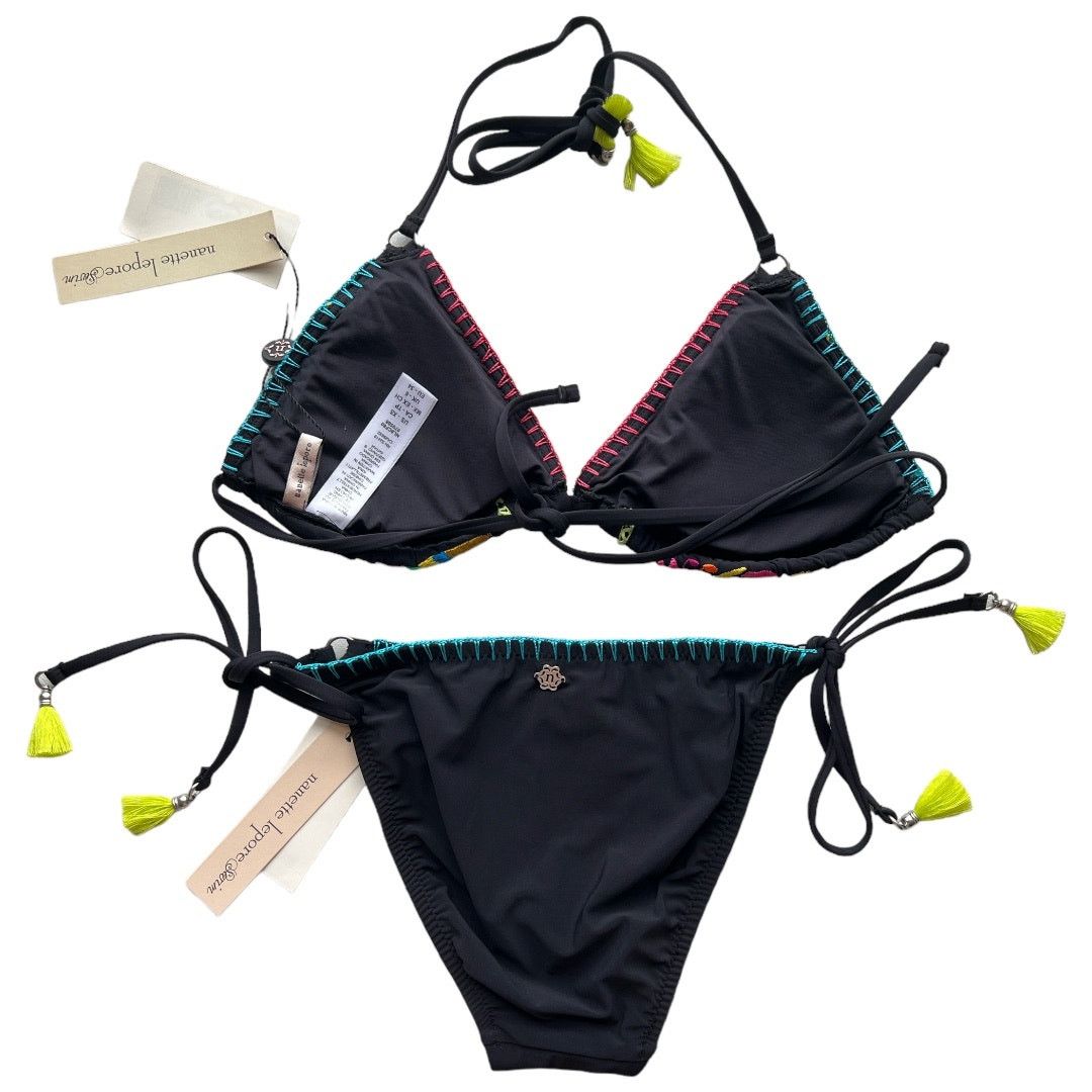 Nanette Lepore NANETTE LEPORE Marietas Embroidered Bikini Set, XS Size XS / US 0-2 / IT 36-38 - 6 Thumbnail
