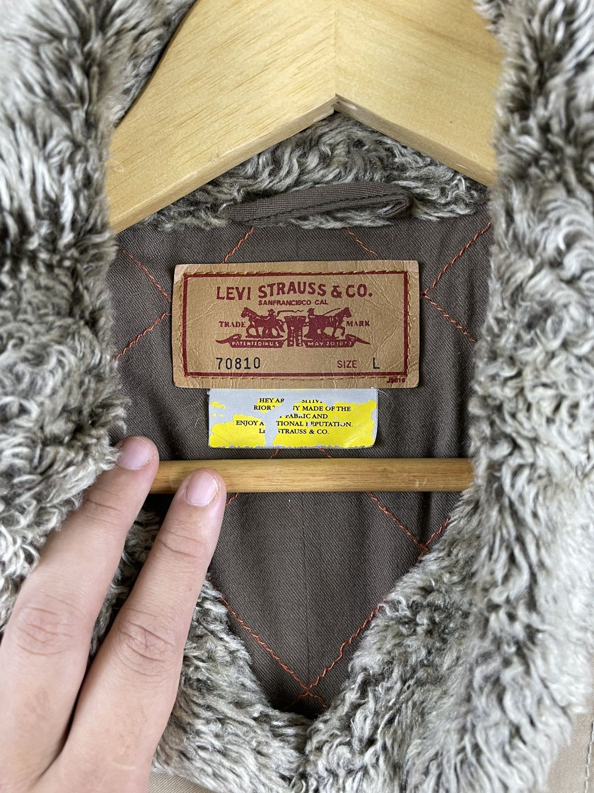 Levi's Vintage Levi’s Sherpa Collar Buttoned Jacket Size US M / EU 48-50 / 2 - 9 Thumbnail