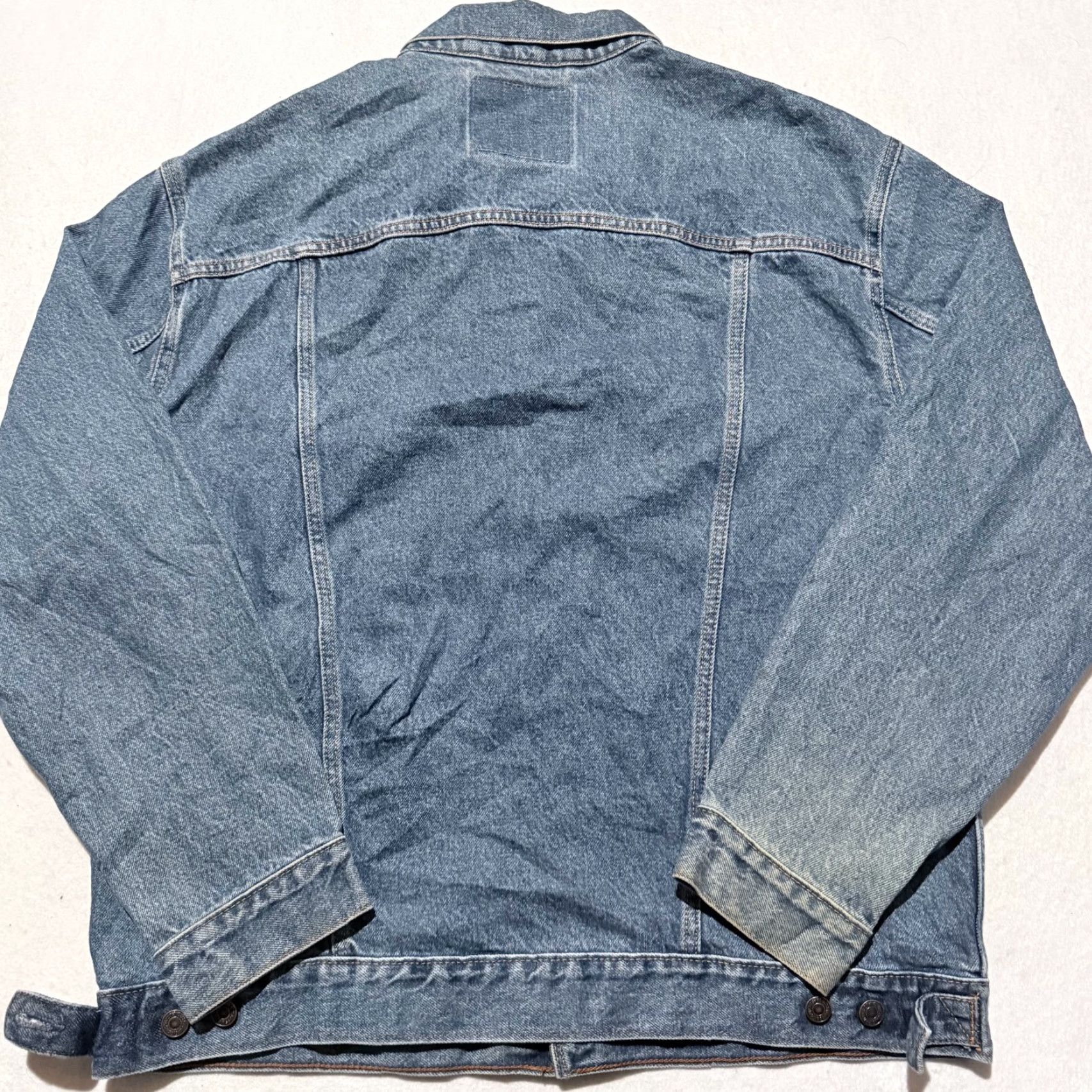 Levi's Vintage Levi Strauss & Co Trucker Jacket Men Blue Denim Retro Y2K Large Denim Jacket Mens Blue Vintage Levi’s Trucker Jacket, Regular Size L Size US L / EU 52-54 / 3 - 2 Thumbnail