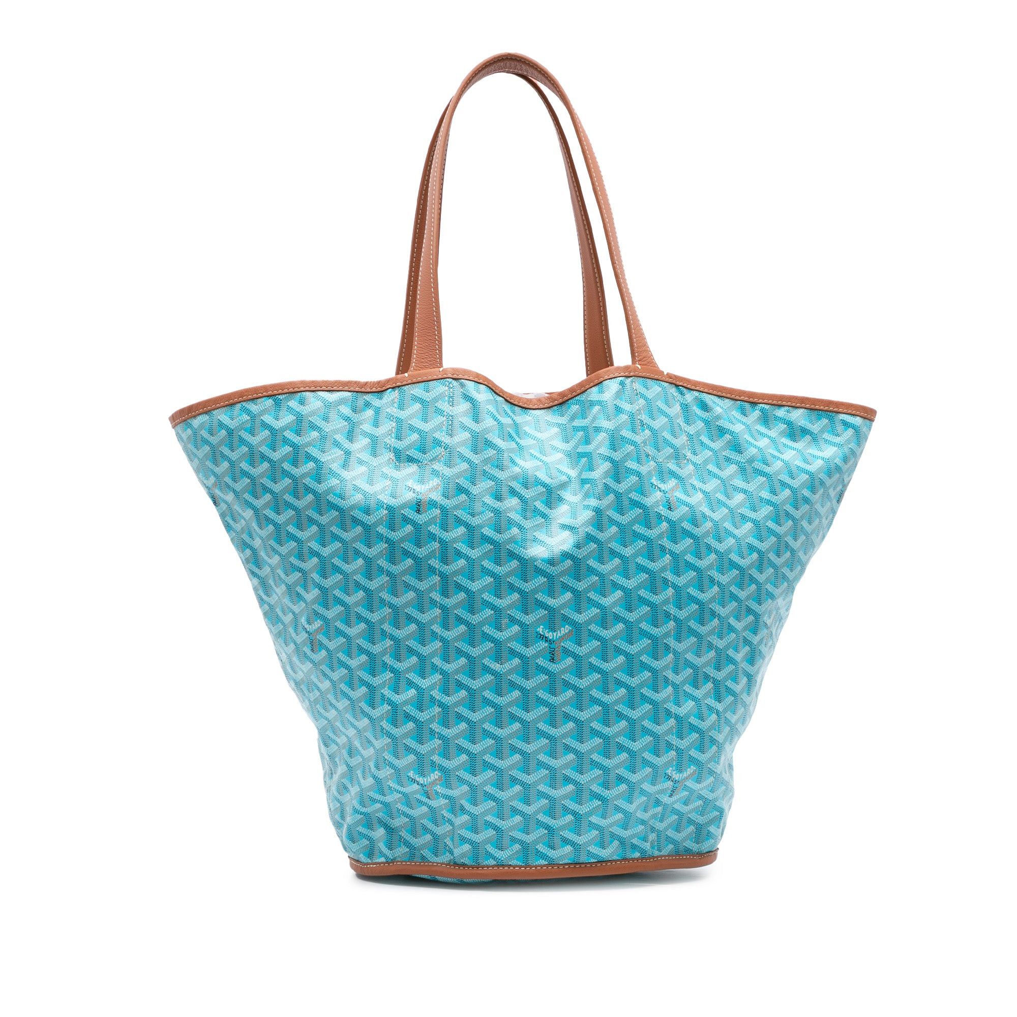 Goyard Goyard Goyardine Reversible Belharra Tote Blue Size ONE SIZE - 1 Thumbnail