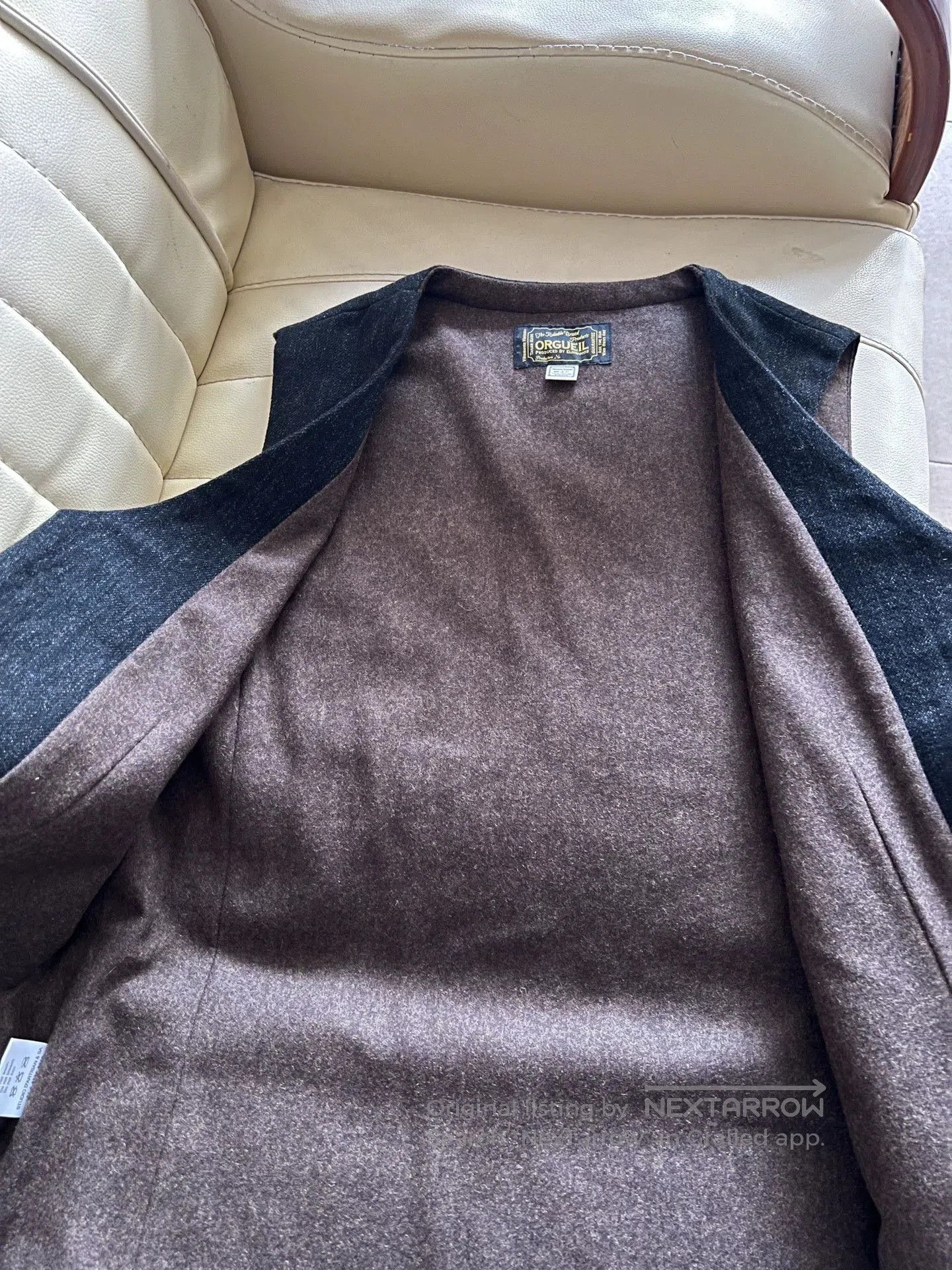 Orgueil Orgueil Vintage Wool Men's Vest. Size US XXS / EU 40 - 5 Thumbnail