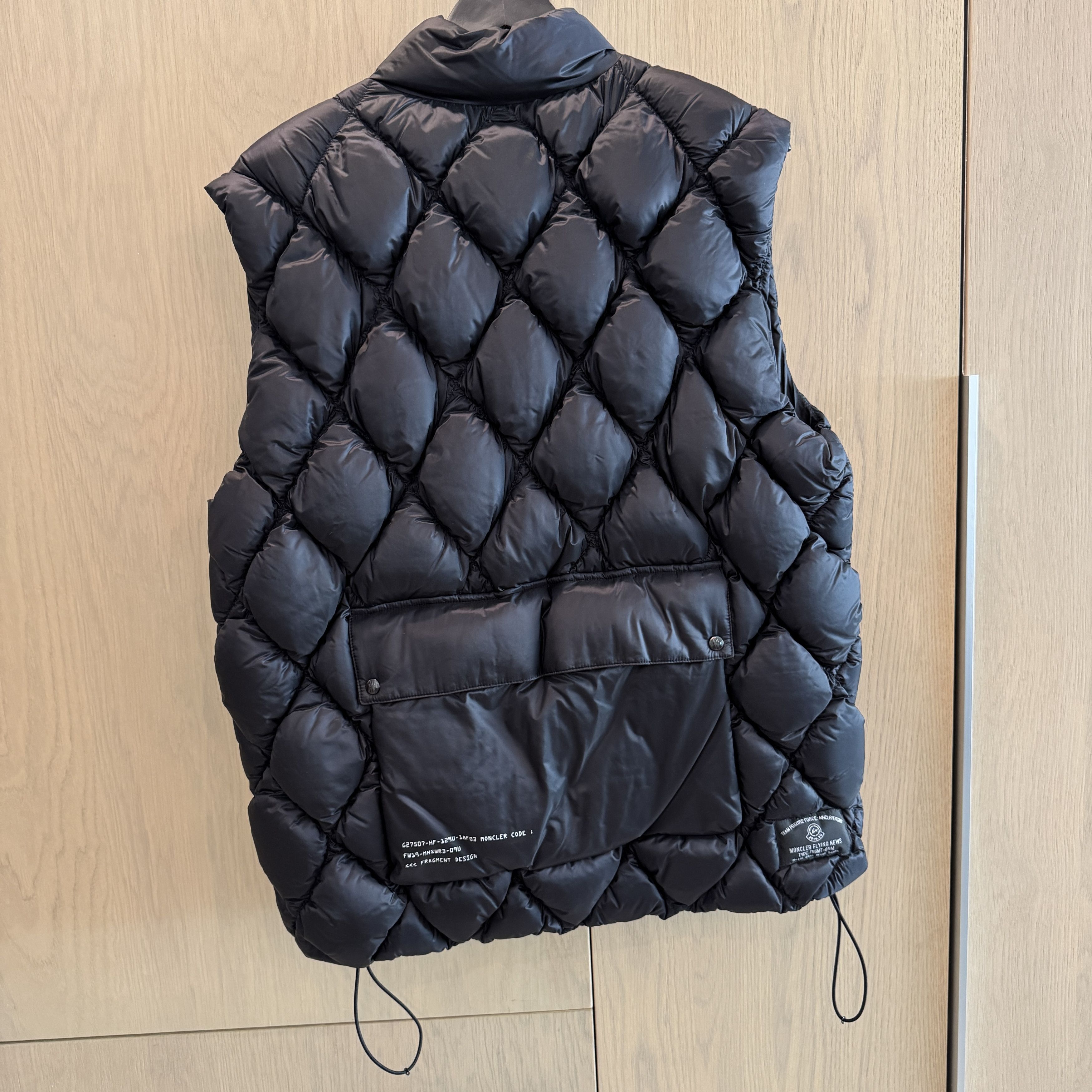 Moncler Rare Moncler Genius x FRAGMENT Padded Puffer Vest - Black Size US L / EU 52-54 / 3 - 3 Thumbnail