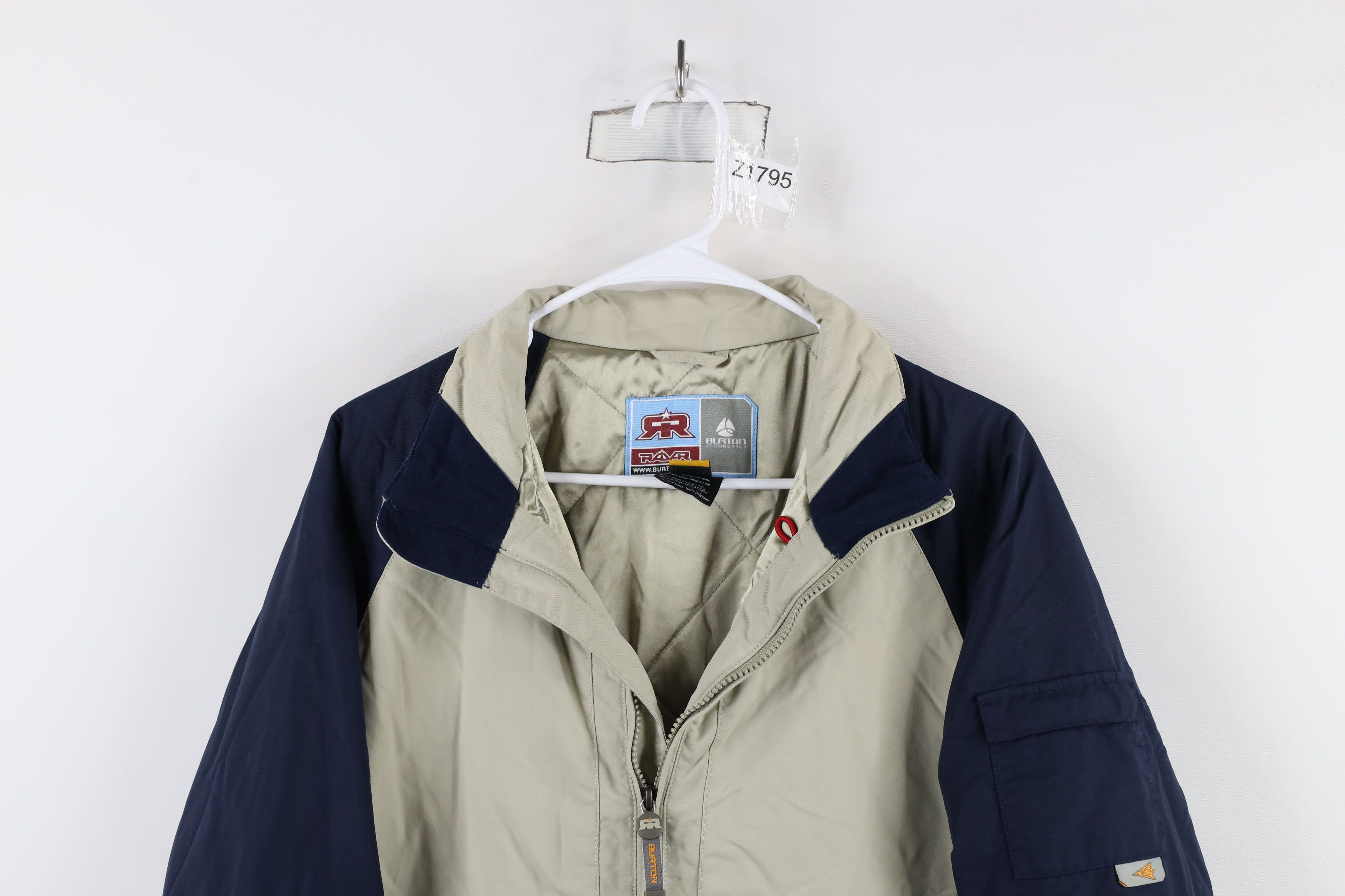 Burton × Vintage Vintage Burton Snowboarding Quilted Full Zip Bomber Jacket Size S / US 4 / IT 40 - 2 Thumbnail