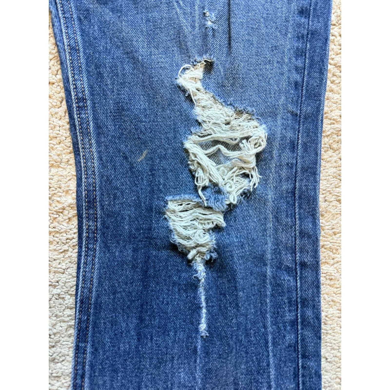 Abercrombie & Fitch Abercrombie & Fitch High Rise Mom Jeans Blue 4 / 27 Size 27" / US 4 / IT 40 - 7 Thumbnail