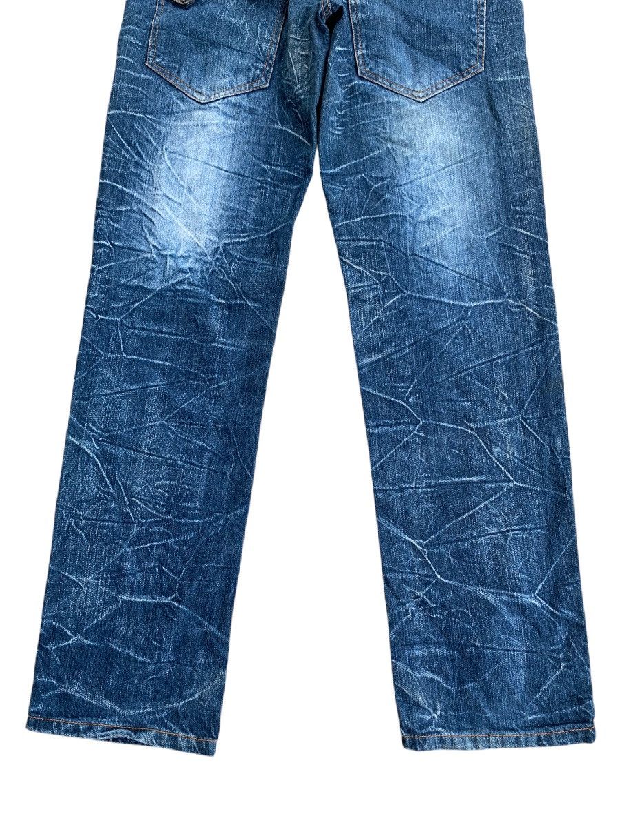 Japanese Brand NYLAUS DOUBLE WAIST MUDWAST DISTRESSED DENIM Size US 29 - 6 Thumbnail