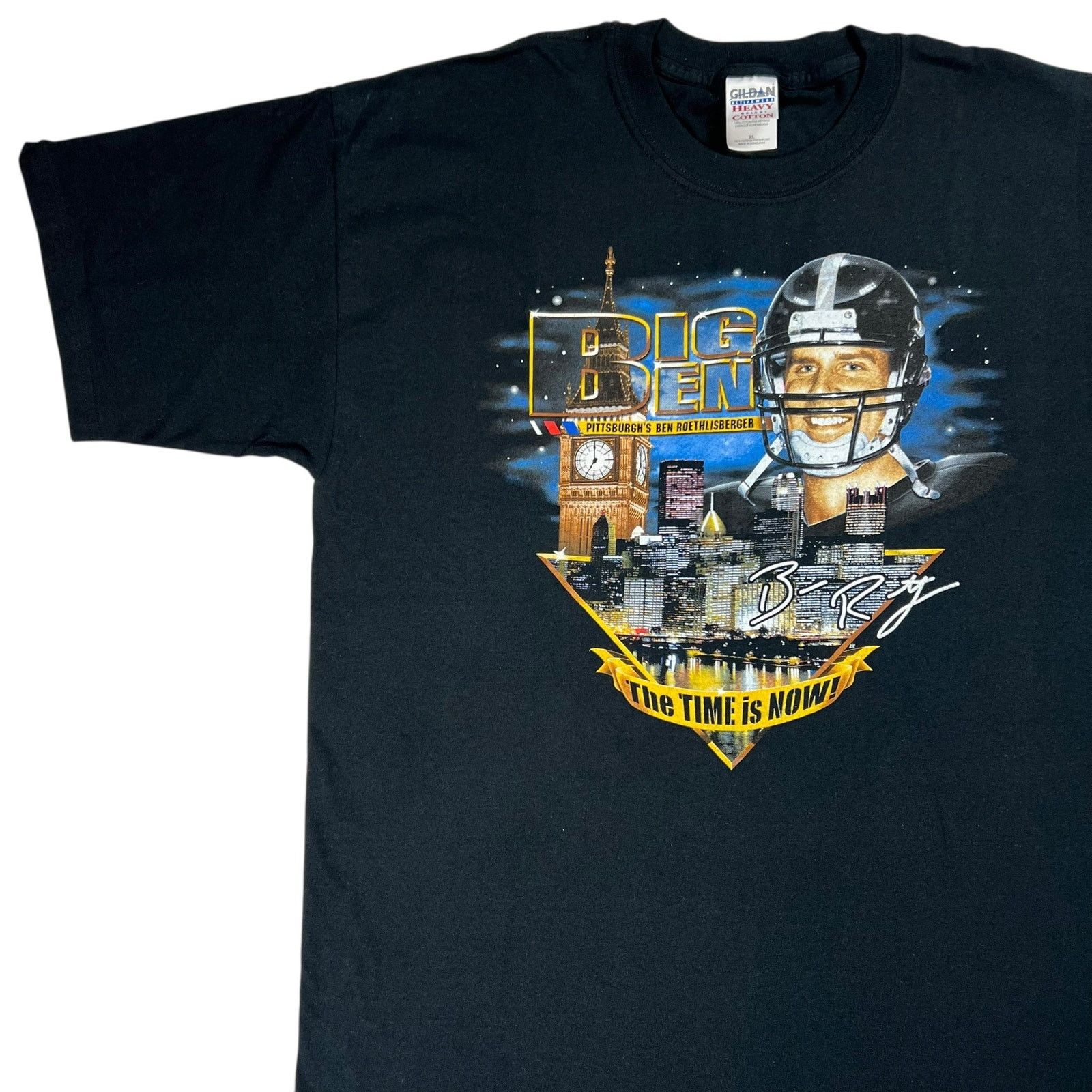 Gildan × NFL × Vintage Vintage Y2K Pittsburgh Steelers Ben Roethlisberger tee (XL) Size US XL / EU 56 / 4 - 4 Thumbnail