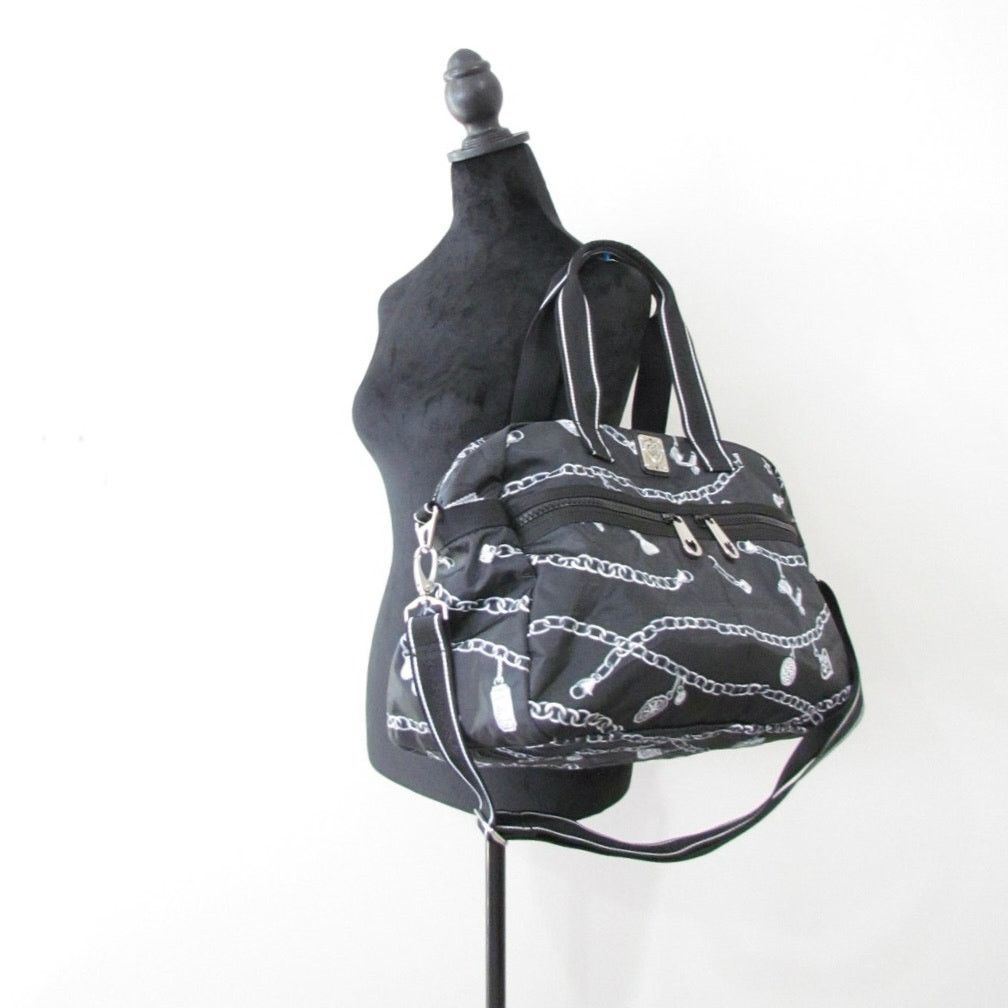 Brighton Brighton Printed Nylon Travel Bag with Crossbody Strap Size ONE SIZE - 7 Thumbnail