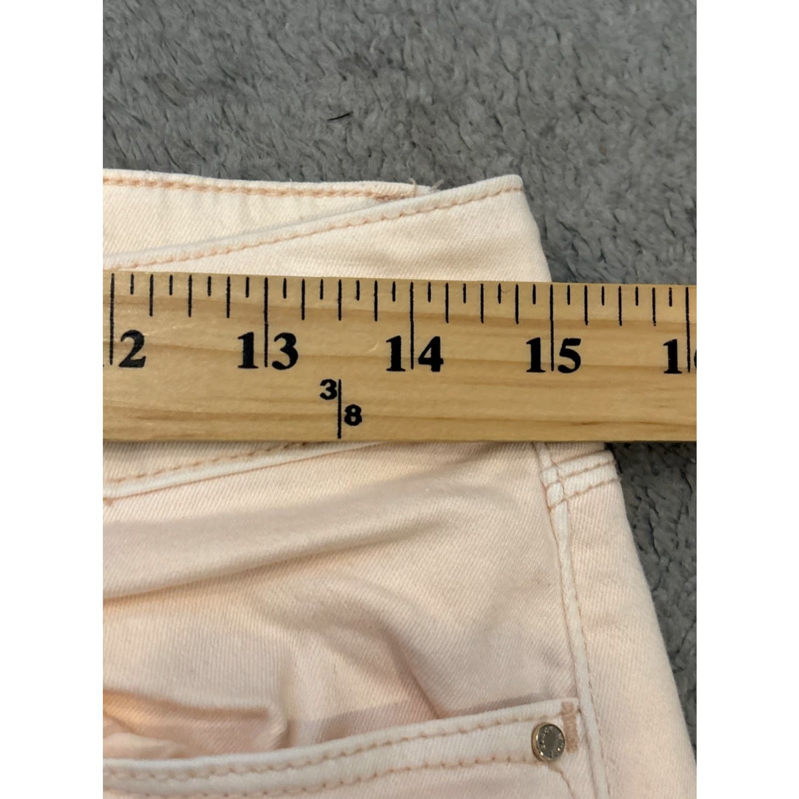 White House Black Market White House Black Market Jeans Womens 4 The Skinny Ankle Pink Blush Stretch Size 27" / US 4 / IT 40 - 4 Thumbnail