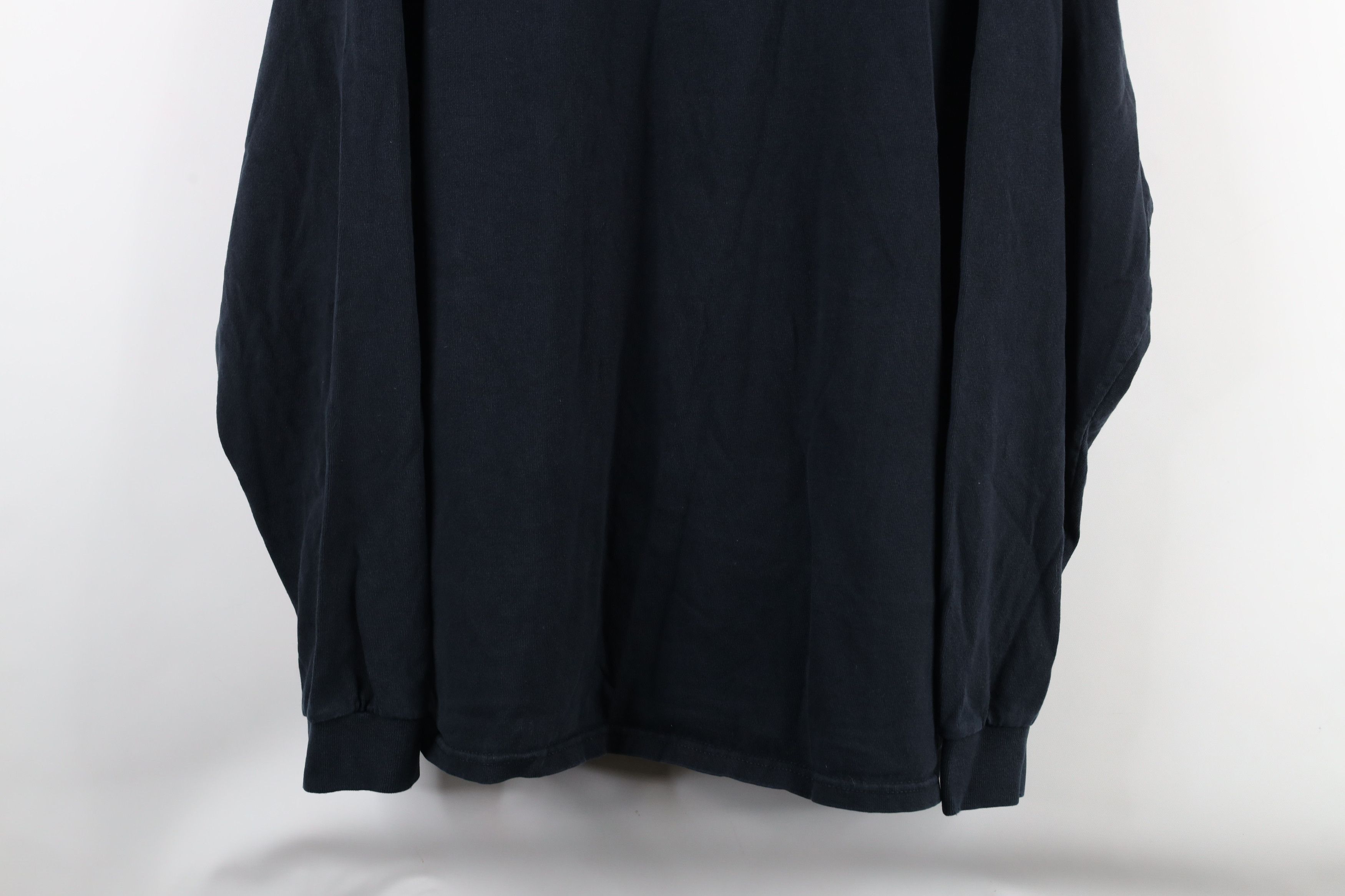 Vintage Vintage 90s Streetwear Faded Long Sleeve Mock Neck T-Shirt Size US XL / EU 56 / 4 - 3 Thumbnail