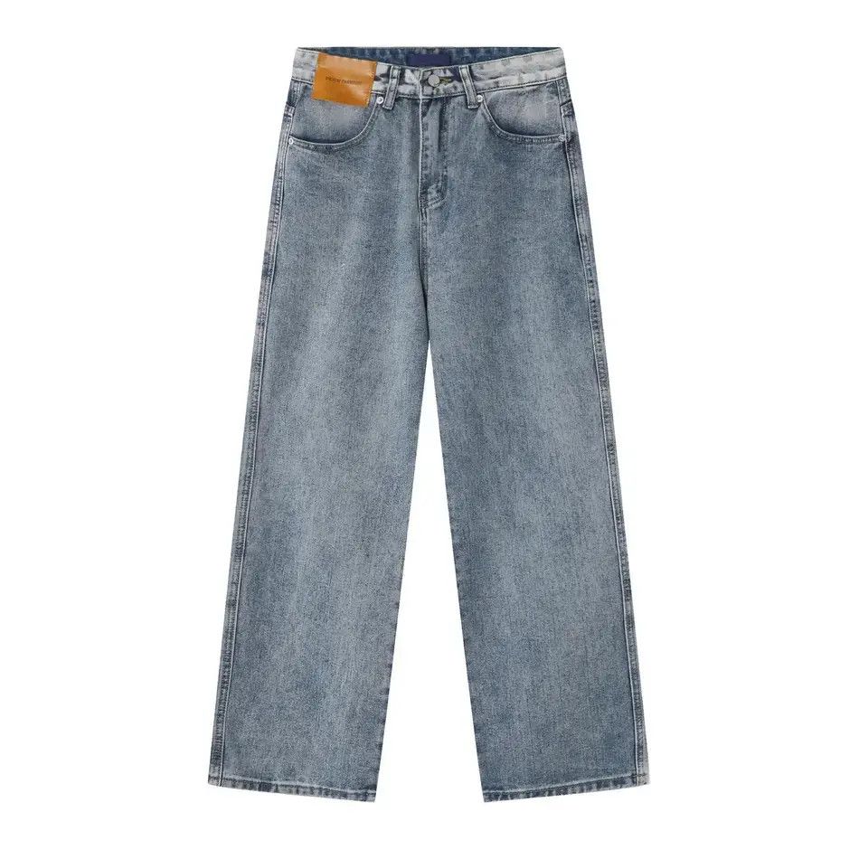 Japanese Brand Retro straight tube loose casual jeans Size US 32 / EU 48 - 6 Thumbnail