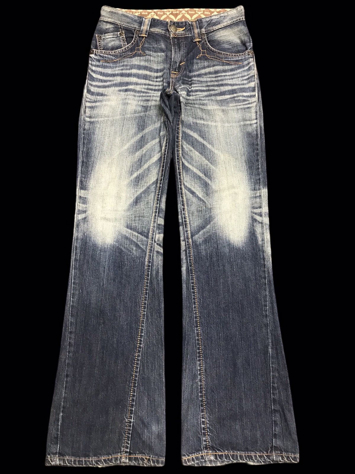 Edwin 💥FLARE💥ARCHIVAL EDWIN WESTRNER SICK FADED FLARE DENIM F391 Size US 30 / EU 46 - 1 Thumbnail