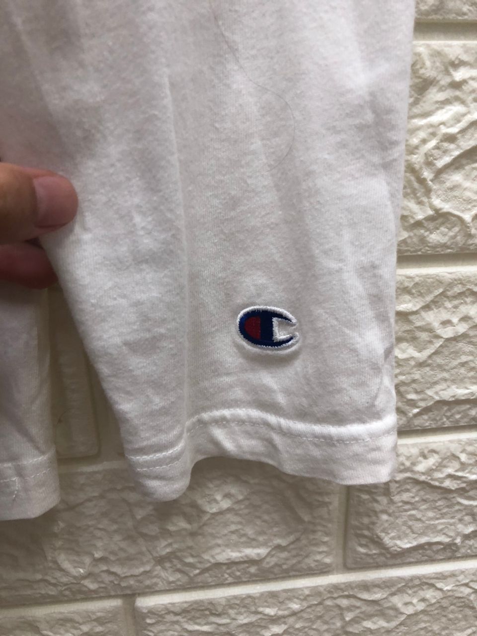 Champion 80s Vintage Champion USA Logo White Long Sleeve T Shirt Size US L / EU 52-54 / 3 - 8 Thumbnail