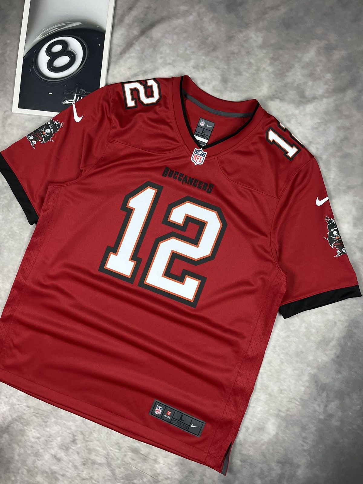 Nike Tom Brady #12 Nike NFL Game Jersey Buccaneers Red (L) 2022 Size US L / EU 52-54 / 3 - 3 Thumbnail