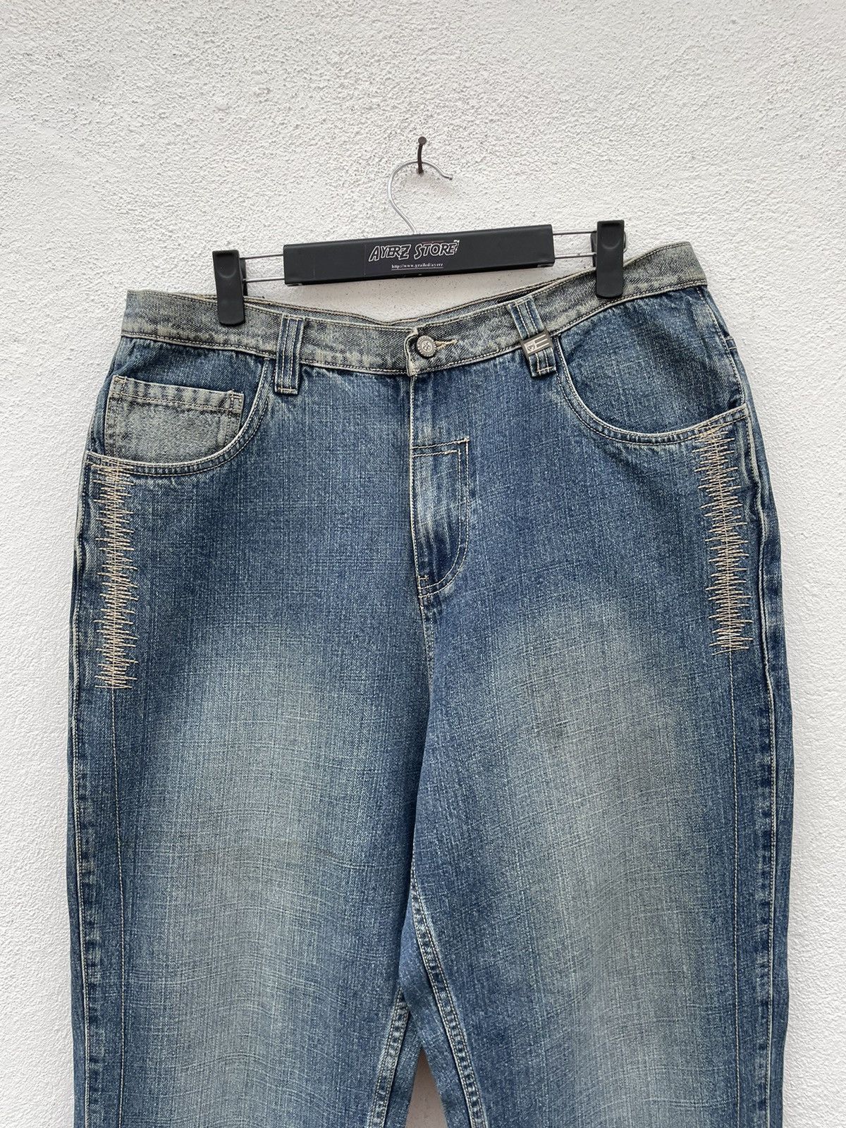 JNCO Vintage Phat Farm Baggy Jeans Size US 34 / EU 50 - 2 Thumbnail